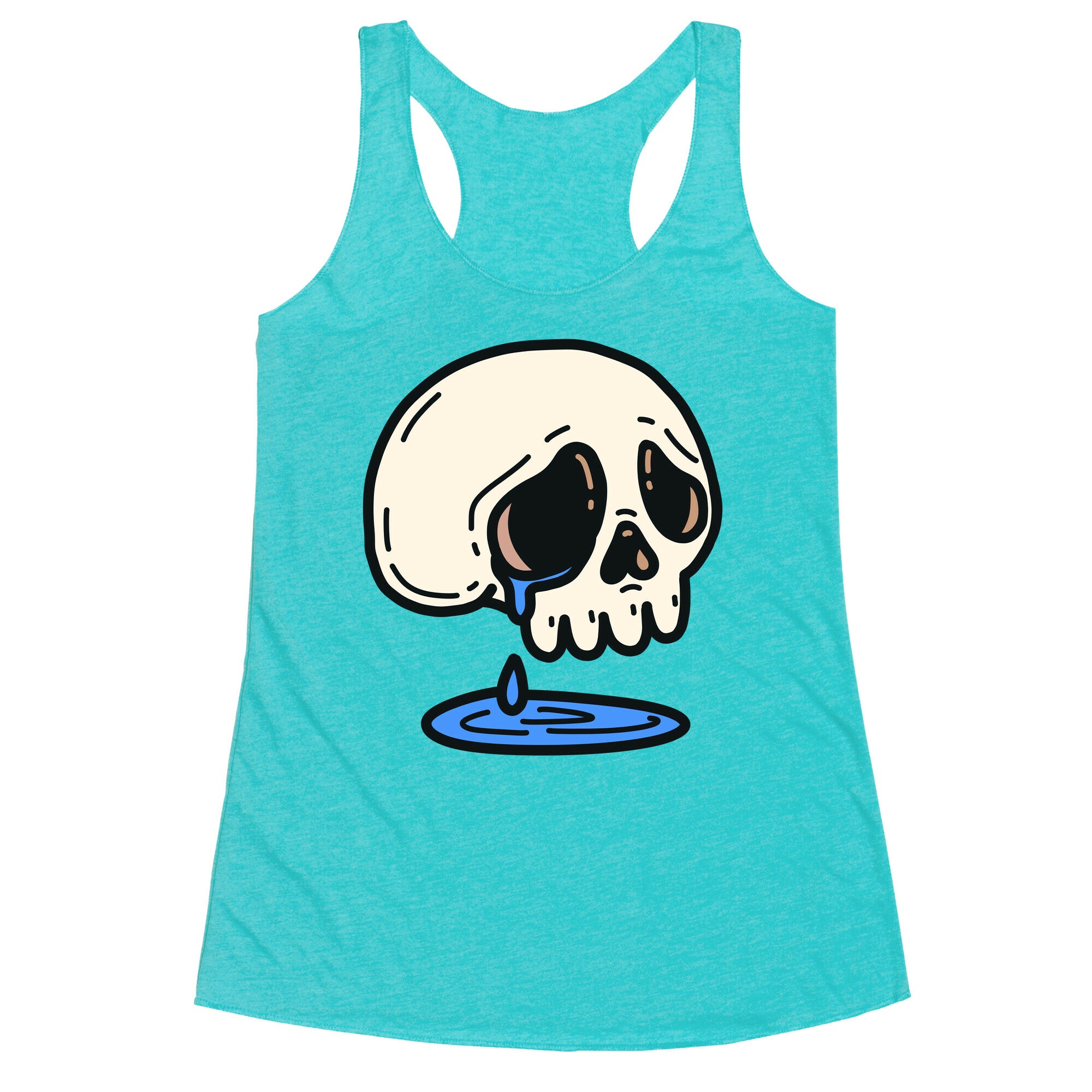 Sensitive Skull Racerback Tank