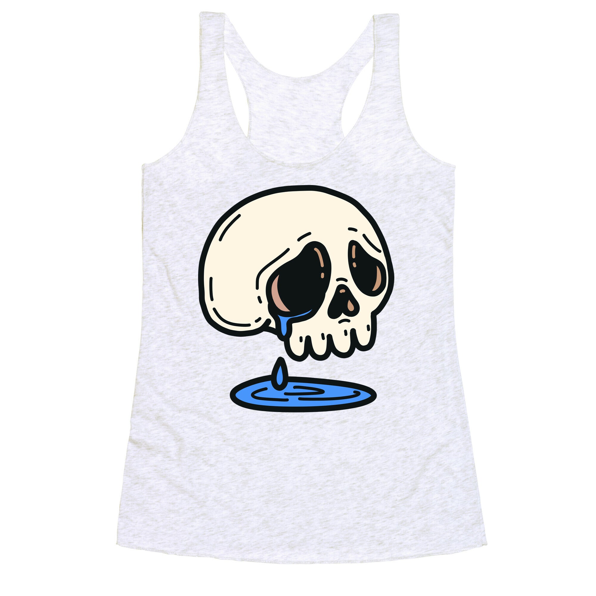 Sensitive Skull Racerback Tank