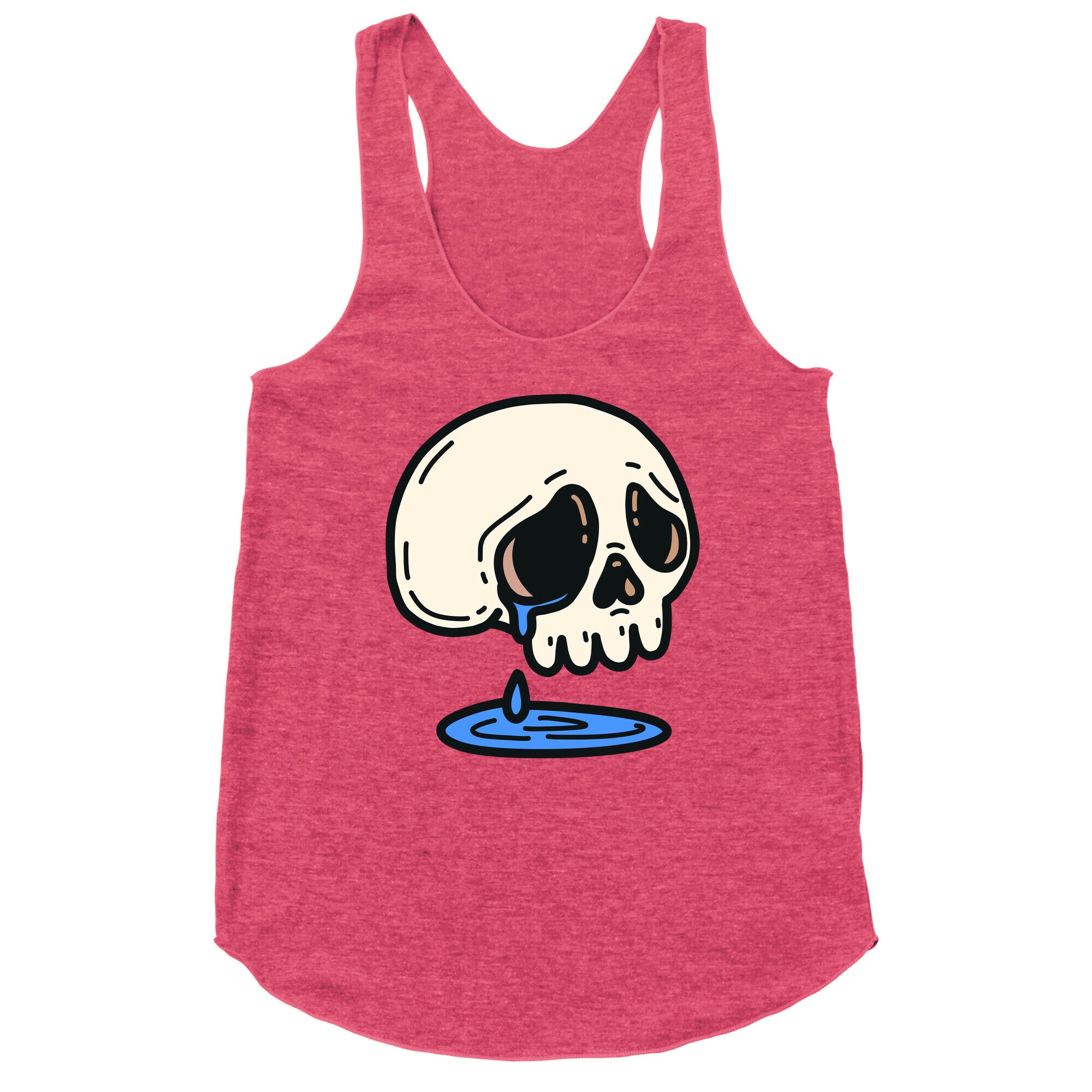 Sensitive Skull Racerback Tank