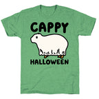 Cappy Halloween Capybara Parody Unisex Triblend Tee
