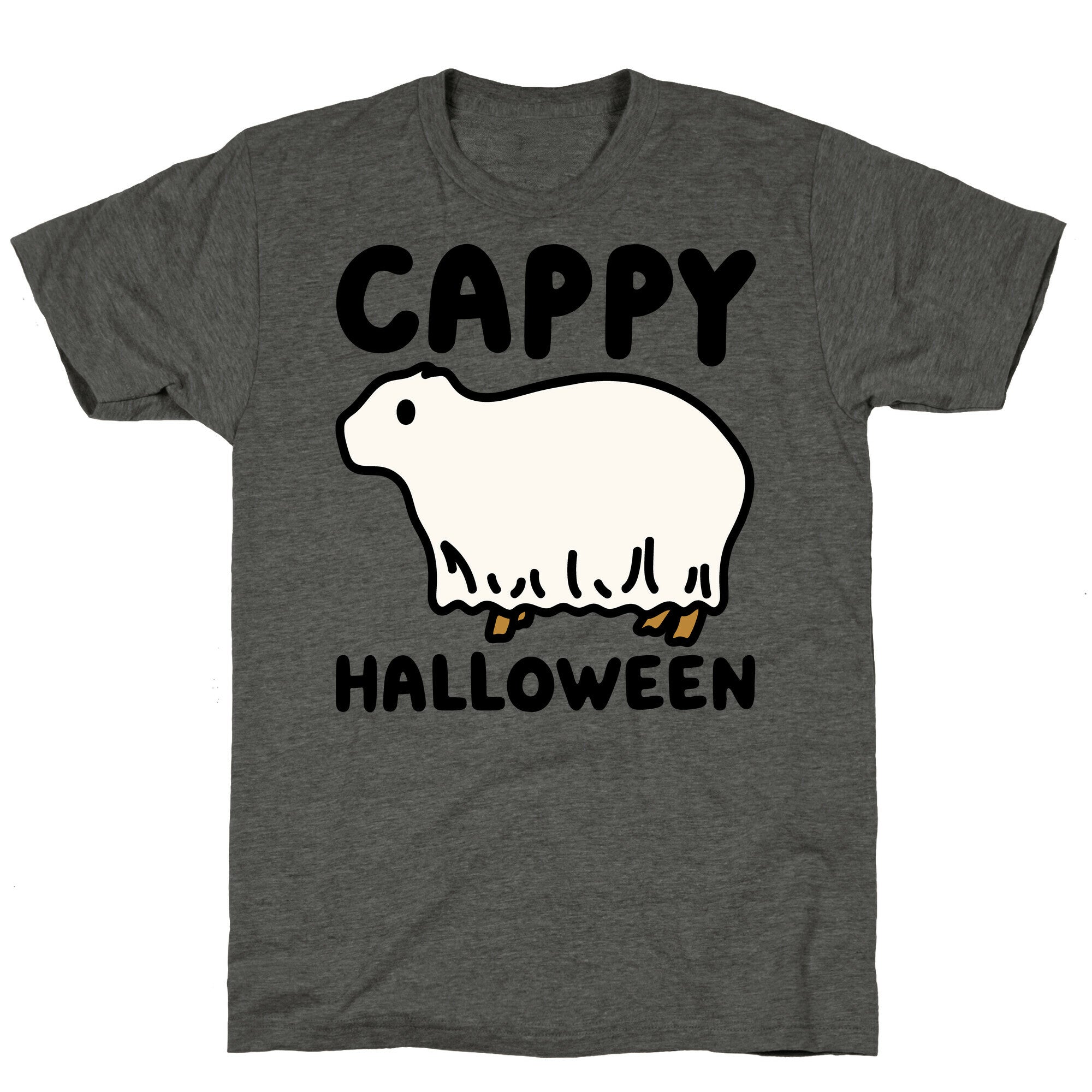 Cappy Halloween Capybara Parody Unisex Triblend Tee