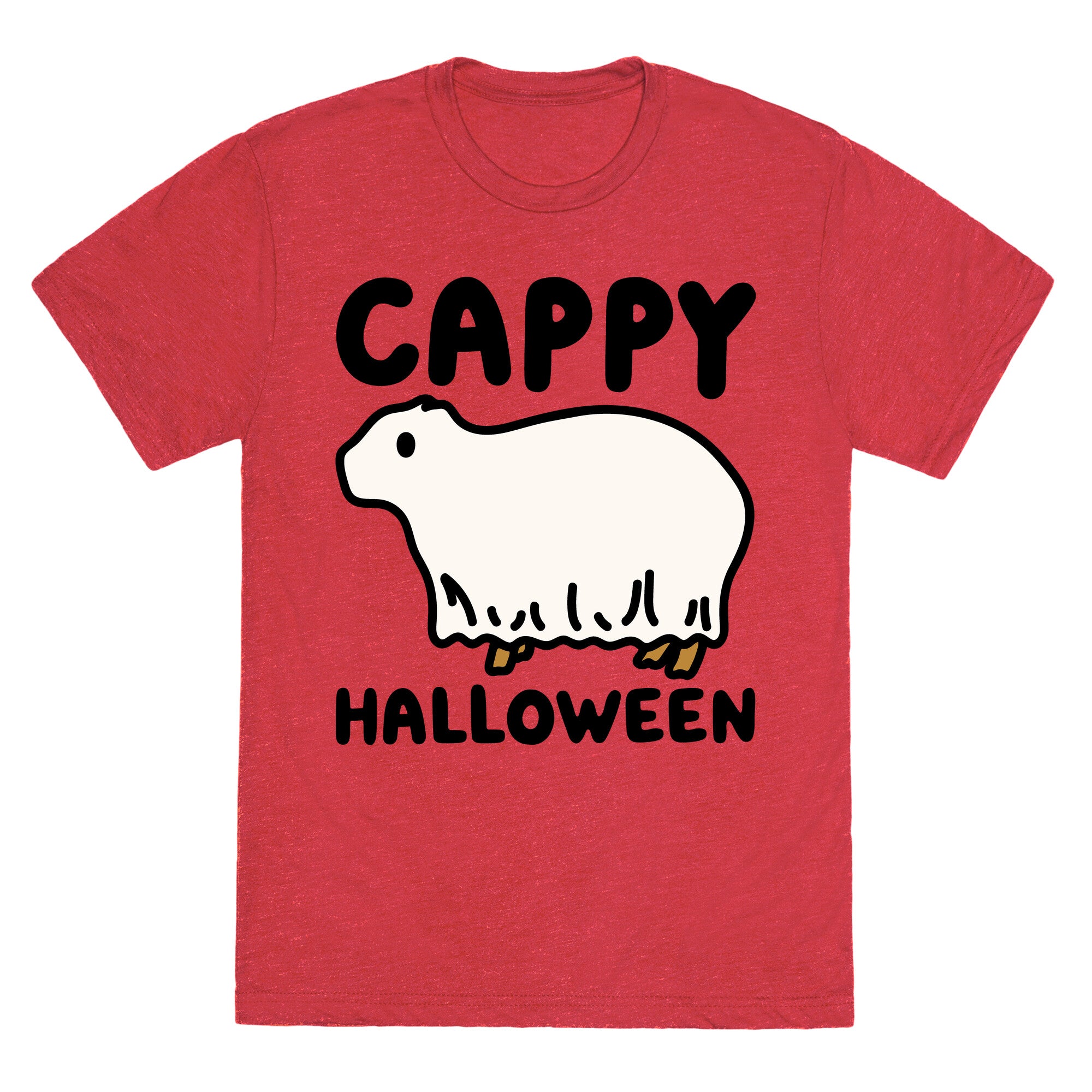 Cappy Halloween Capybara Parody Unisex Triblend Tee
