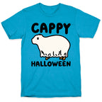 Cappy Halloween Capybara Parody Unisex Triblend Tee