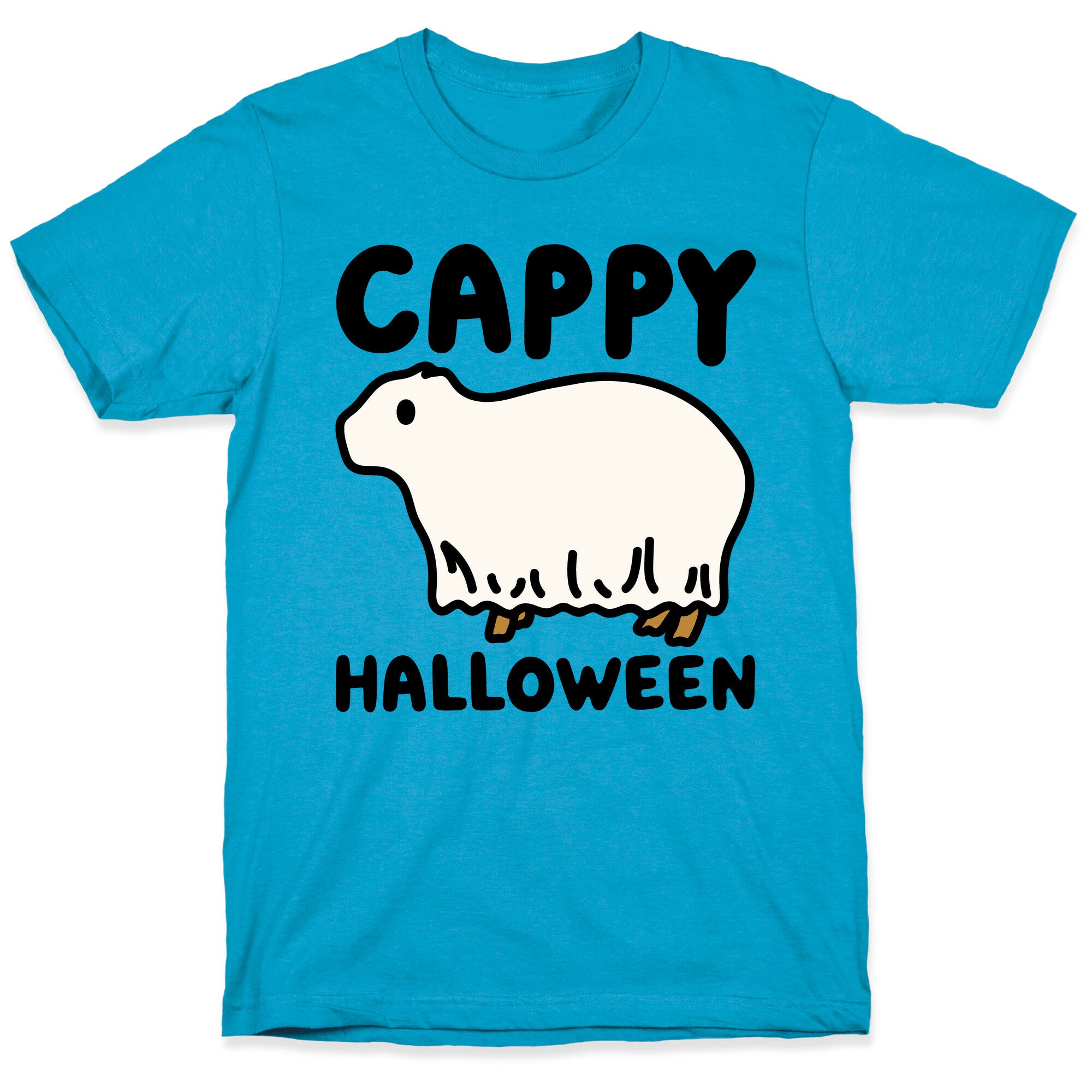 Cappy Halloween Capybara Parody Unisex Triblend Tee