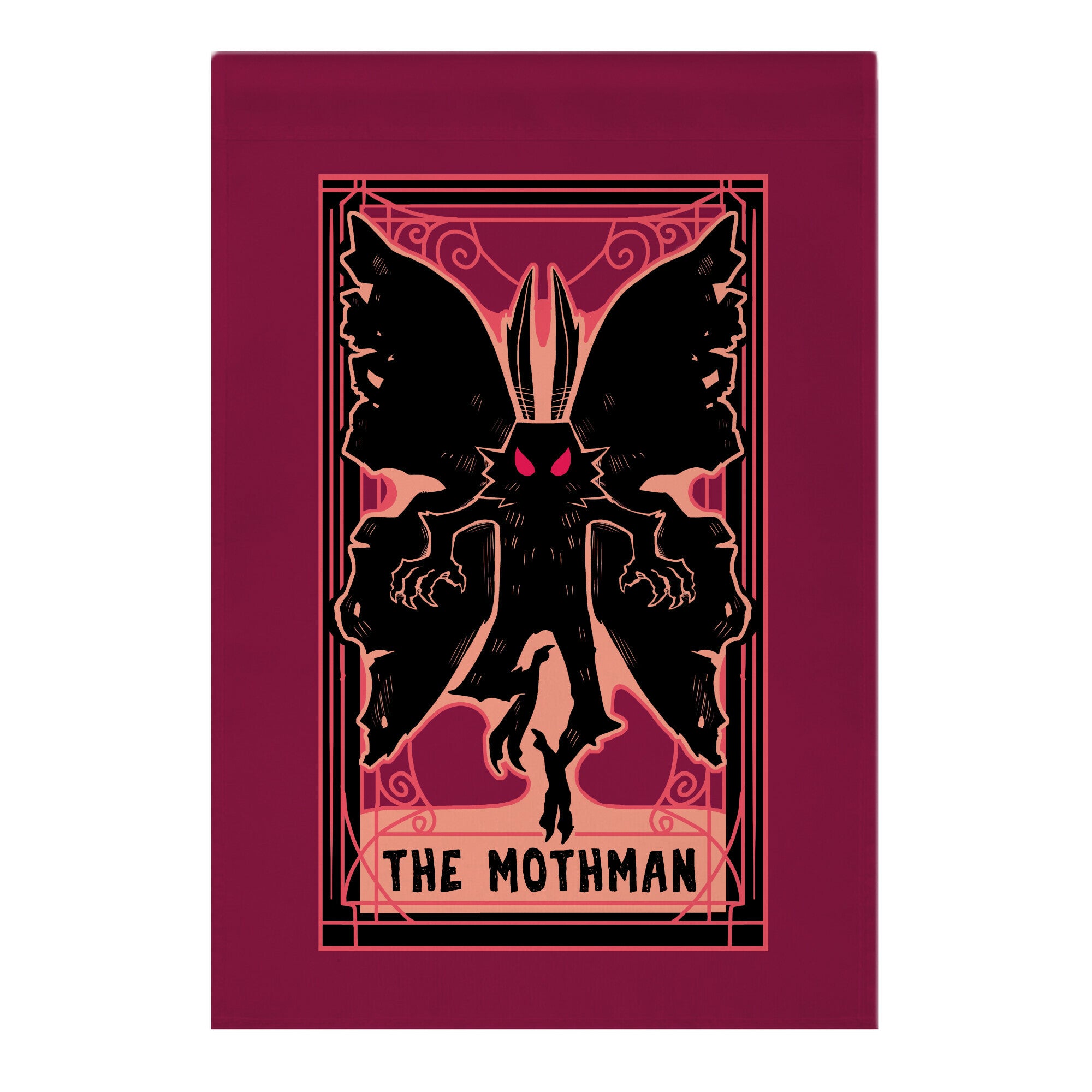 The Mothman Tarot Garden Flag