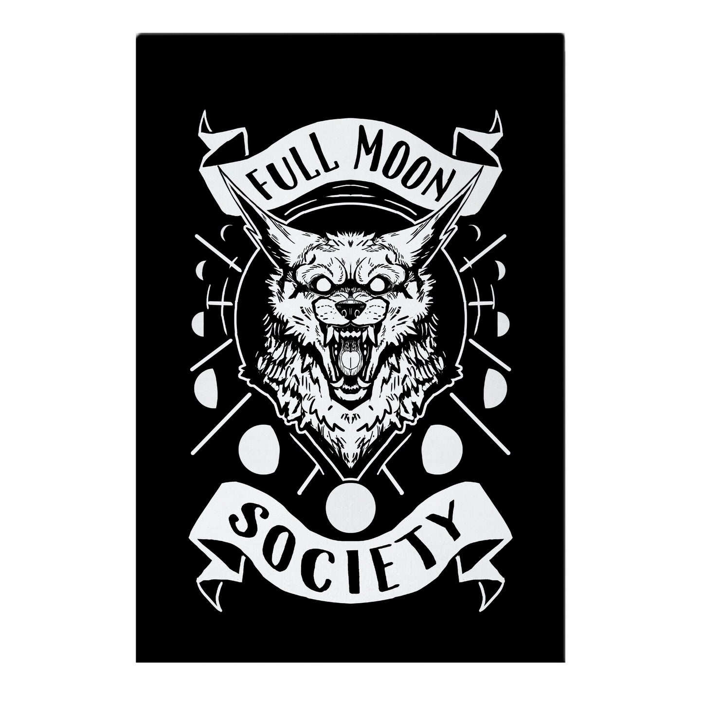 Full Moon Society Garden Flag