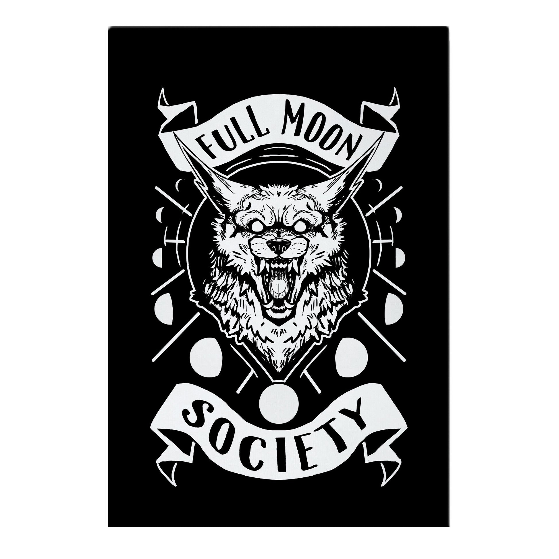 Full Moon Society Garden Flag