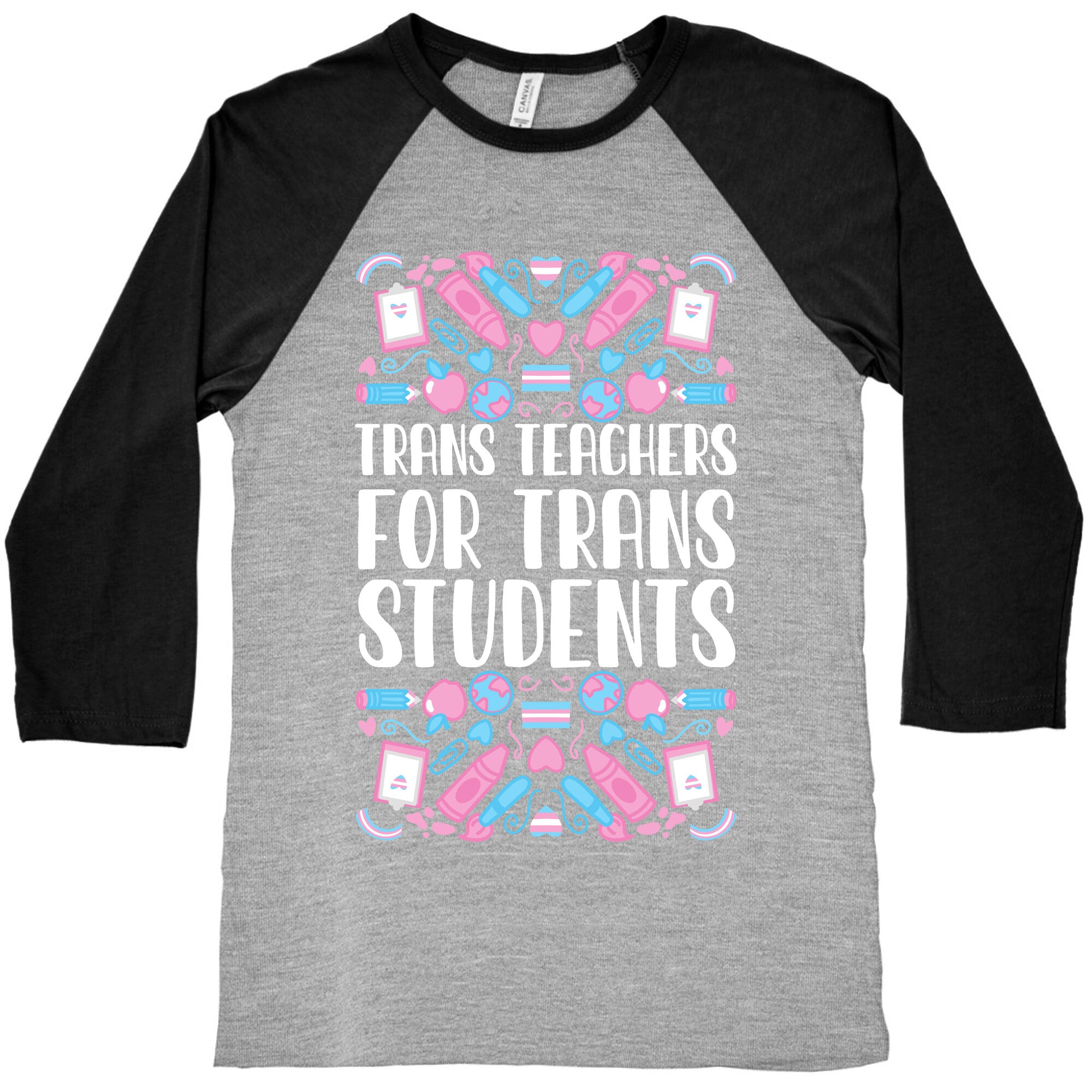 Trans Teachers For Trans Students Baseball Tee