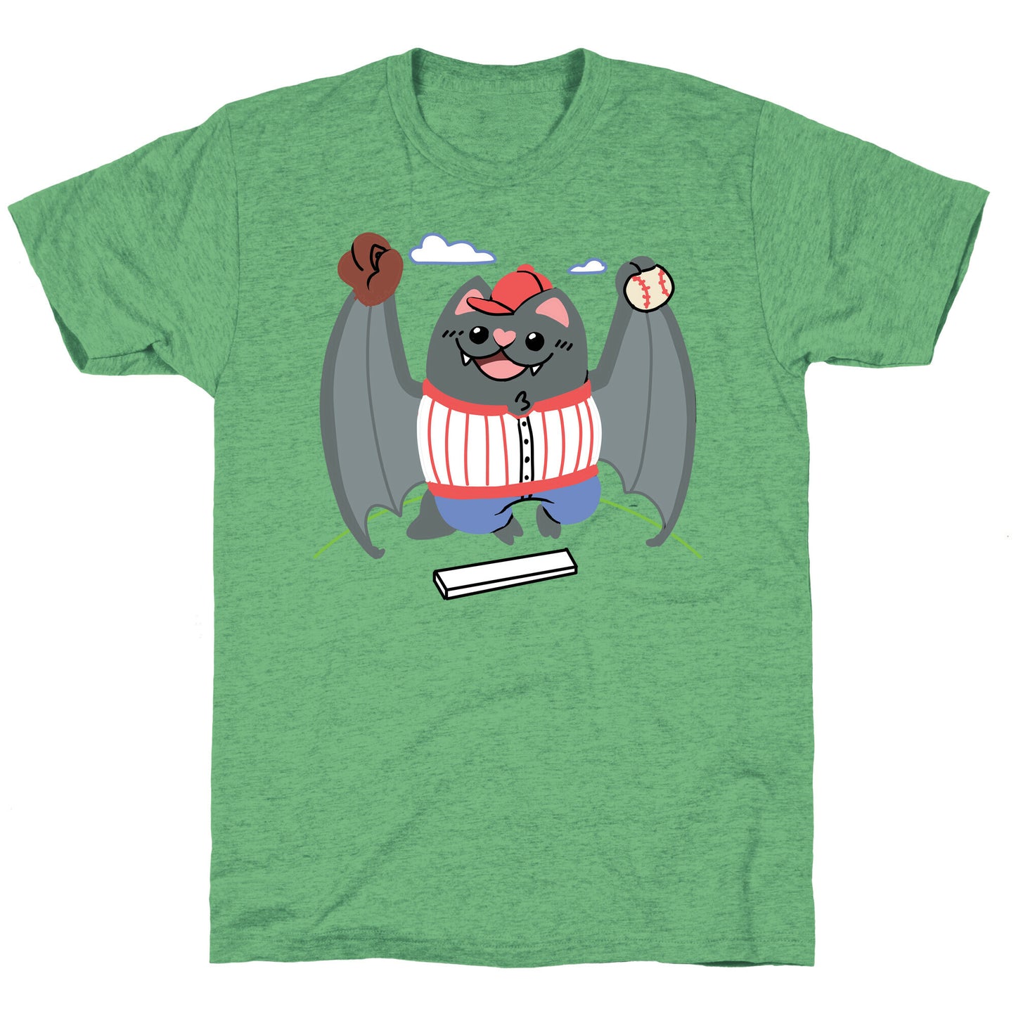 Baseball Bat Unisex Triblend Tee