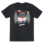 Baseball Bat Unisex Triblend Tee