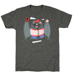 Baseball Bat Unisex Triblend Tee