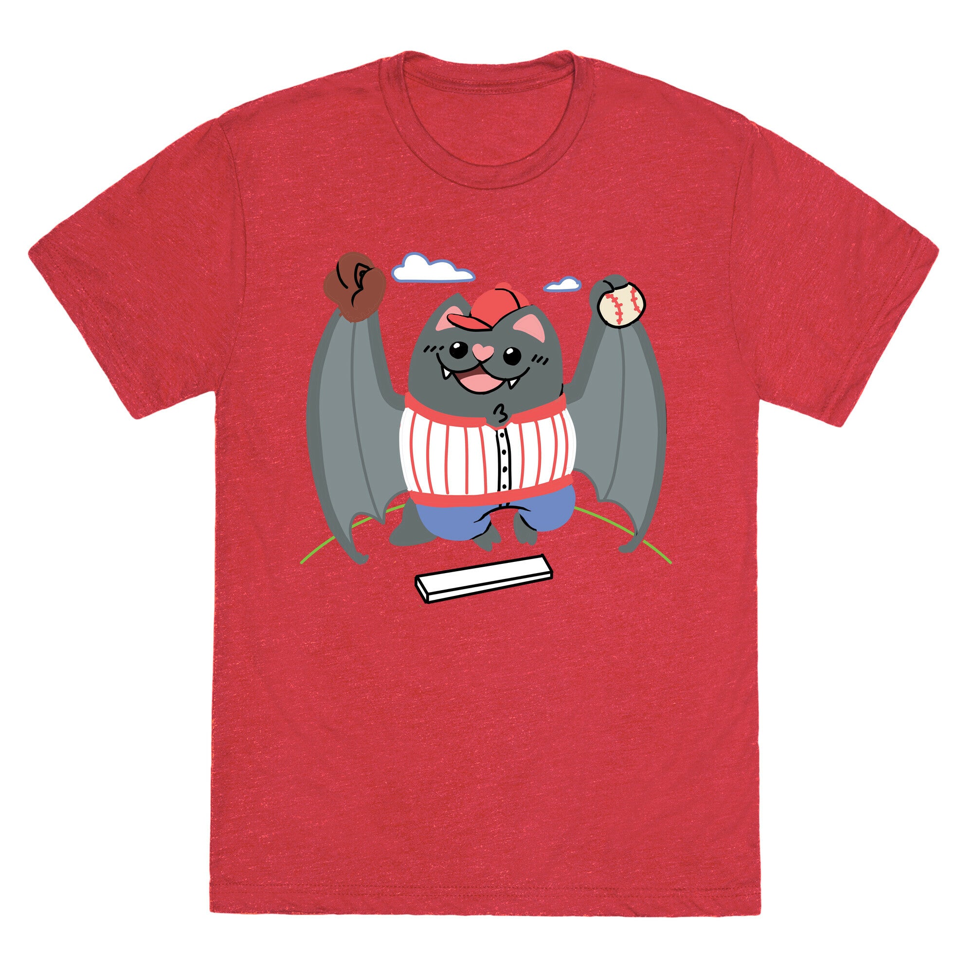 Baseball Bat Unisex Triblend Tee