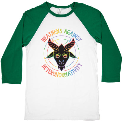 Heathens Against Heteronormativity Baseball Tee