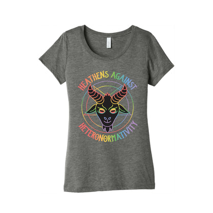 Heathens Against Heteronormativity Women's Triblend Tee