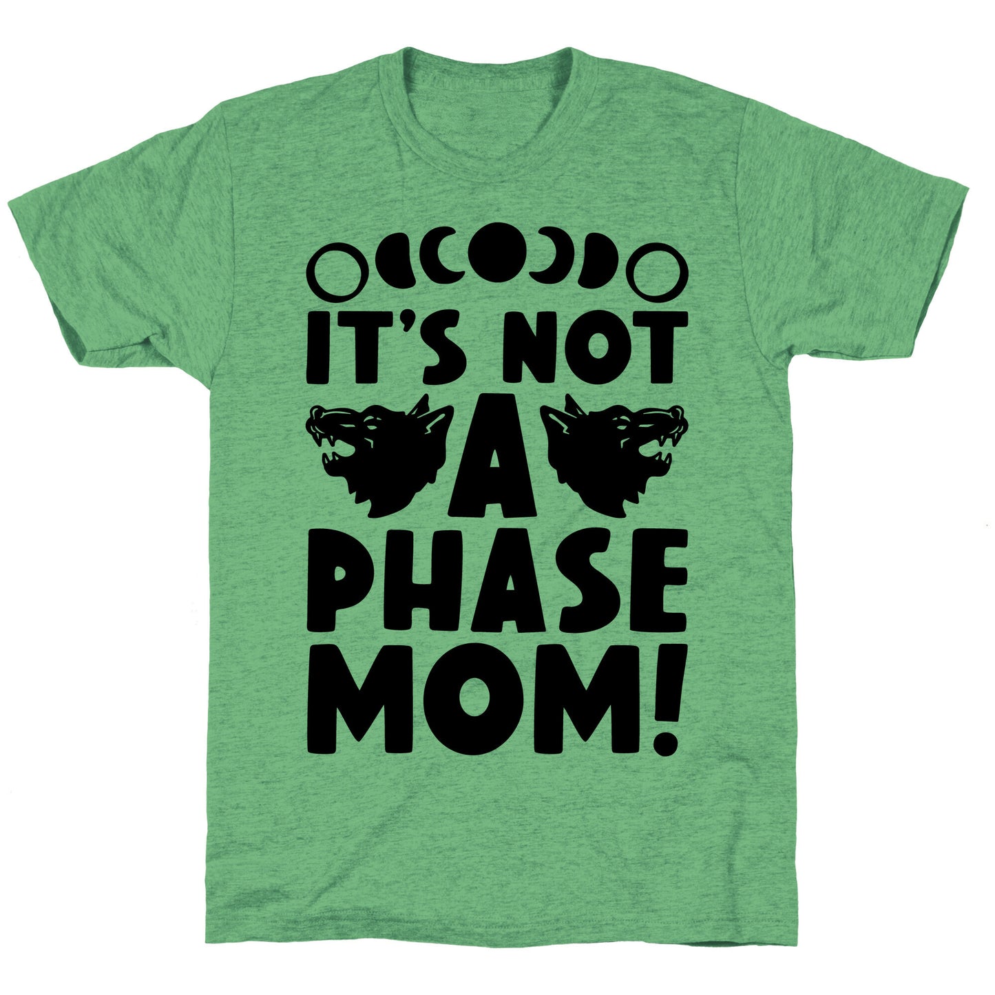 It's Not A Phase Mom Werewolf Parody Unisex Triblend Tee