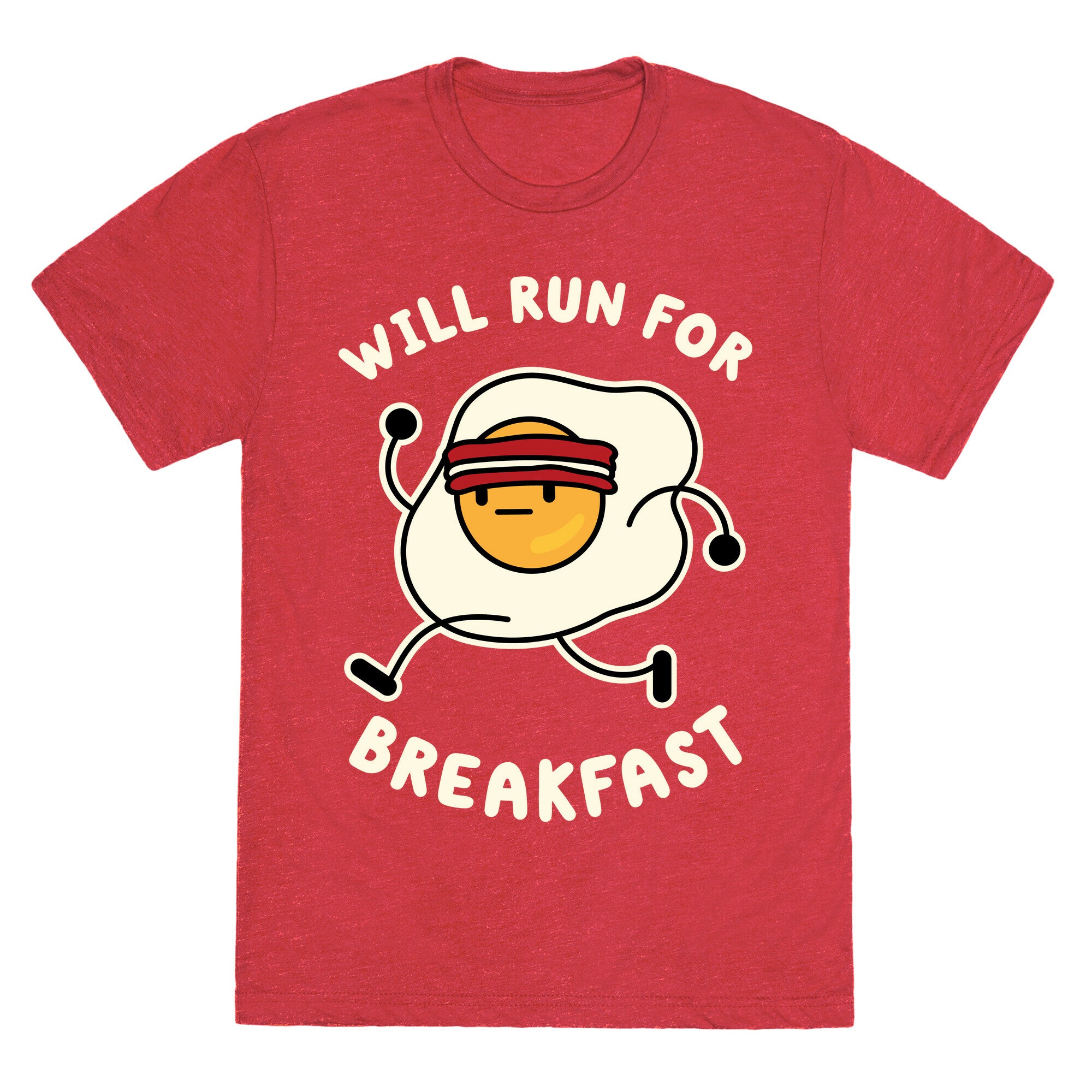 Will Run For Breakfast Unisex Triblend Tee