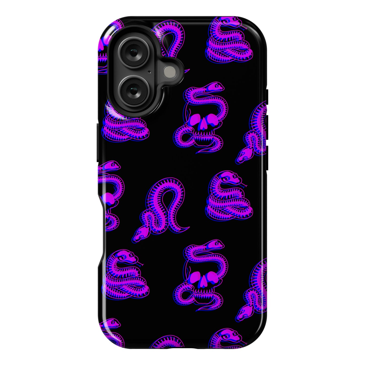 Skelly Snake Pattern Phone Case