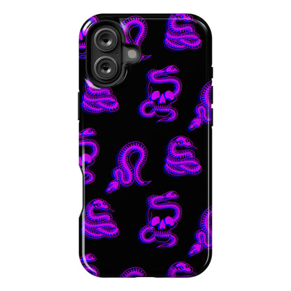 Skelly Snake Pattern Phone Case