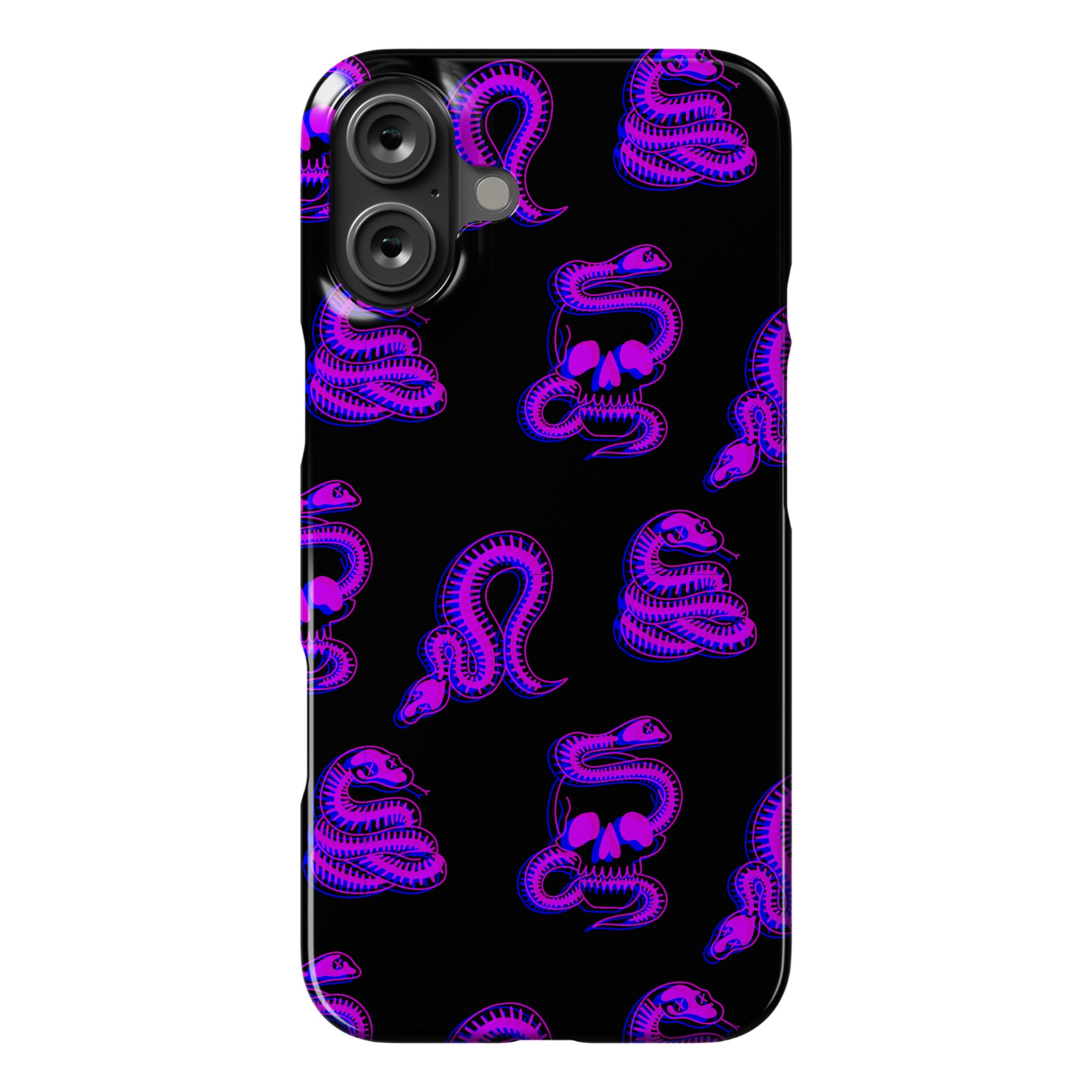 Skelly Snake Pattern Phone Case