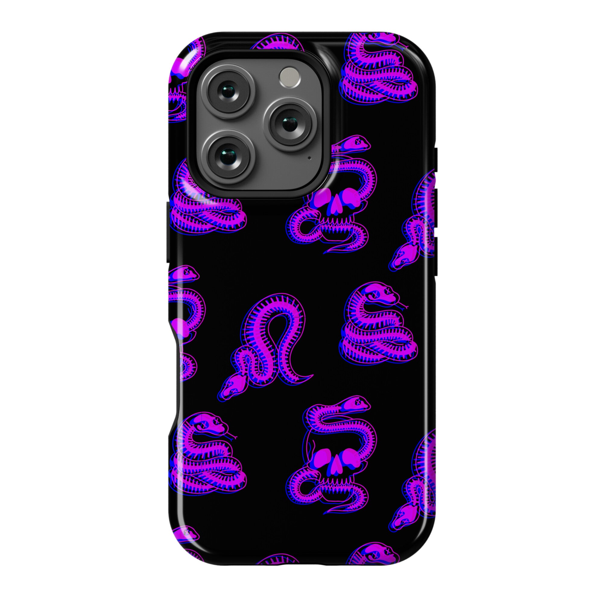 Skelly Snake Pattern Phone Case