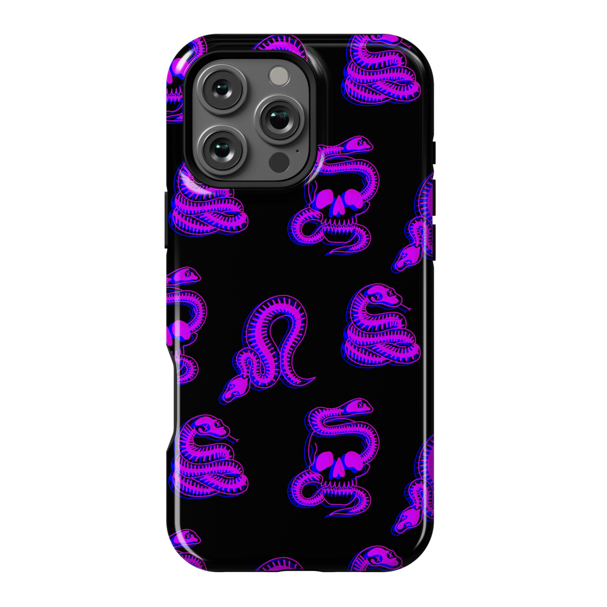 Skelly Snake Pattern Phone Case