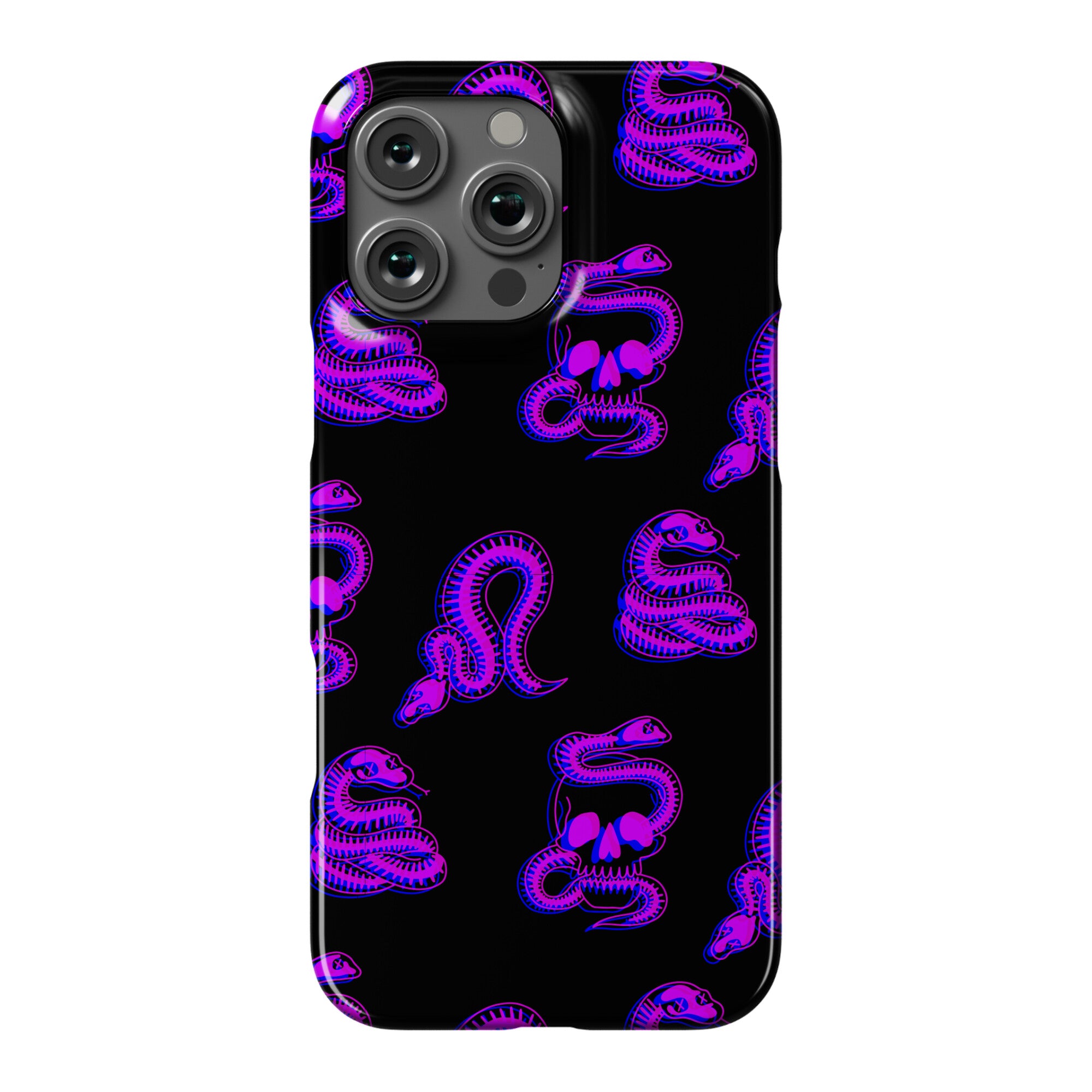 Skelly Snake Pattern Phone Case