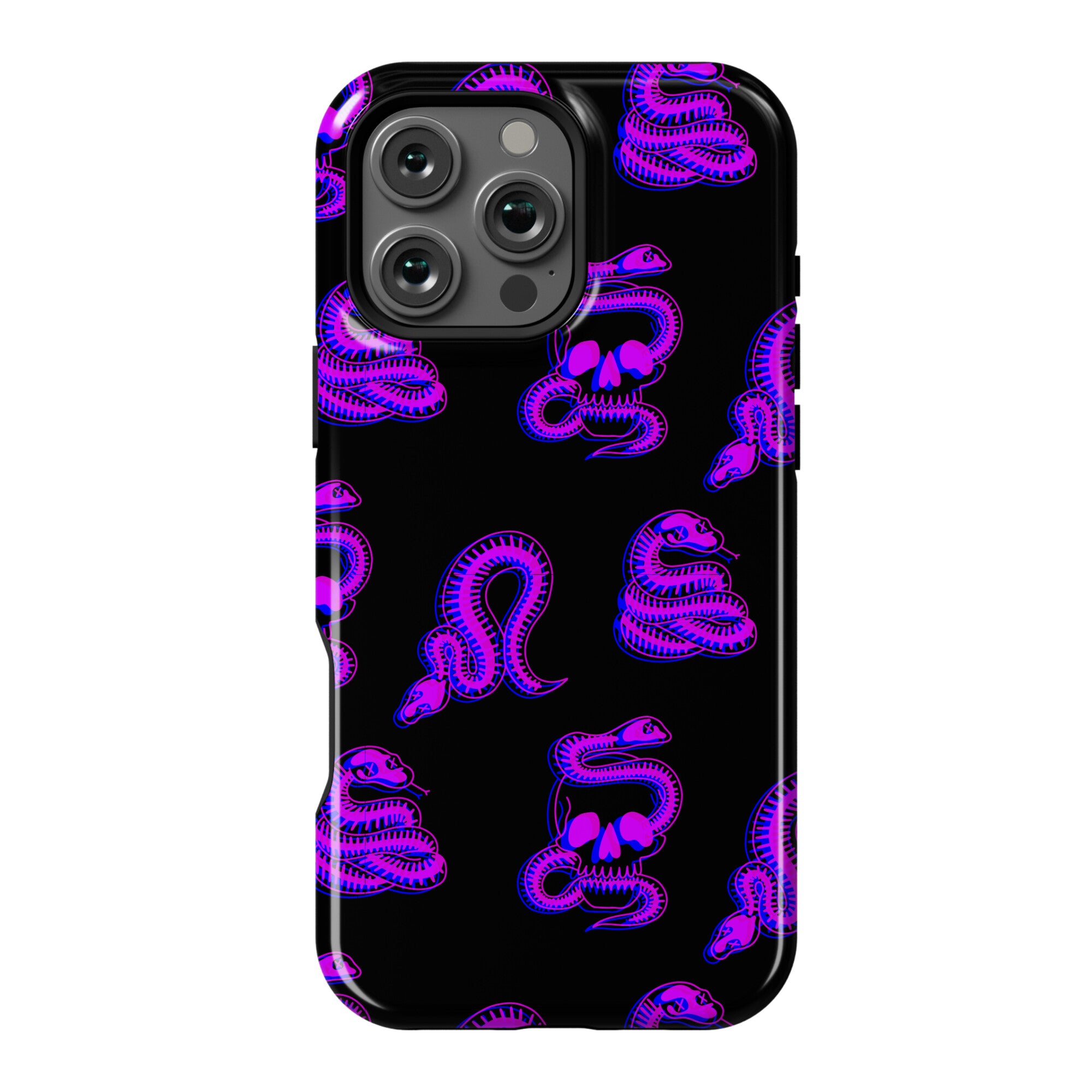 Skelly Snake Pattern Phone Case