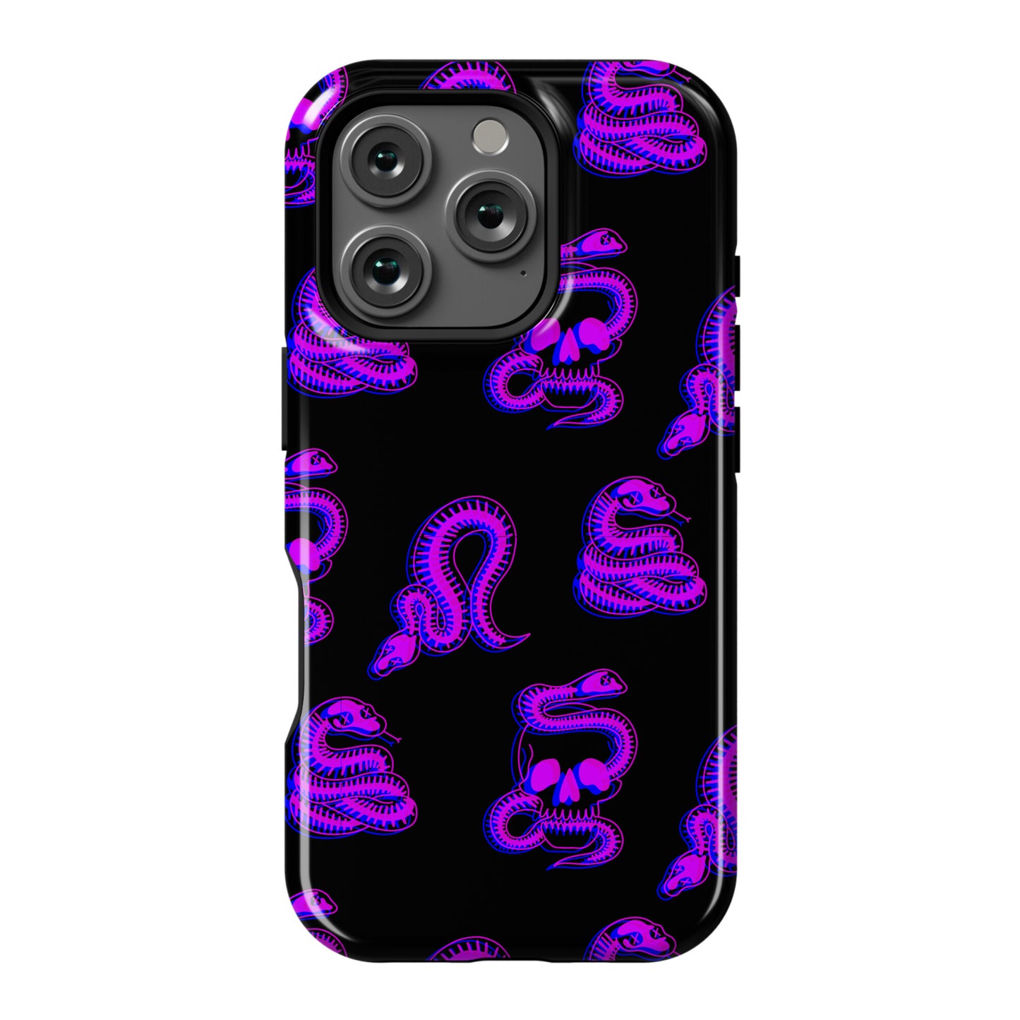 Skelly Snake Pattern Phone Case