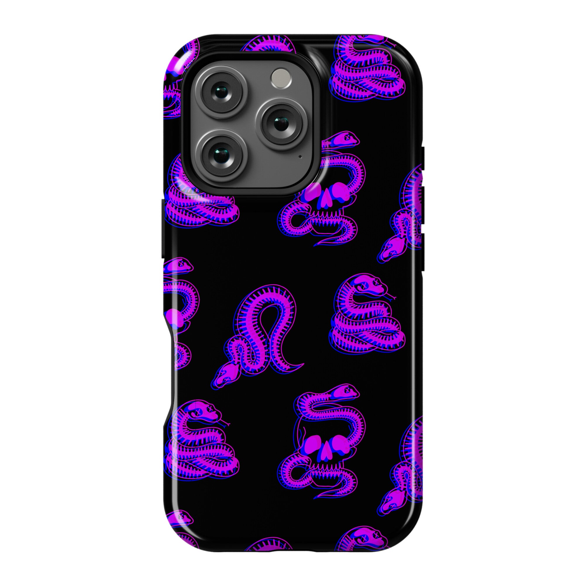 Skelly Snake Pattern Phone Case