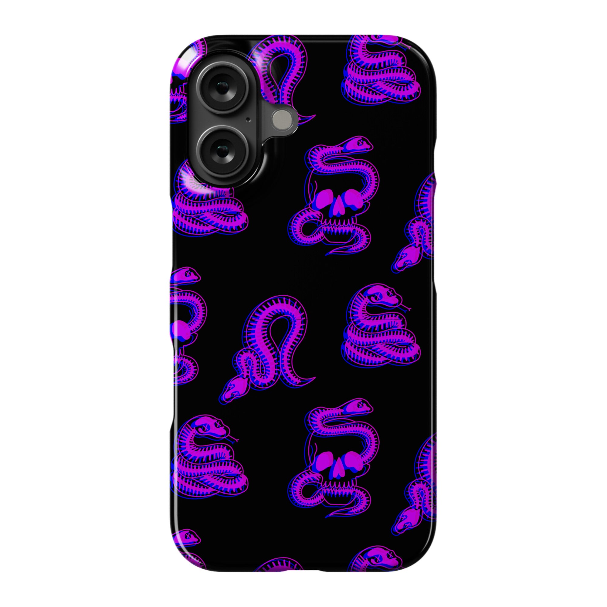 Skelly Snake Pattern Phone Case