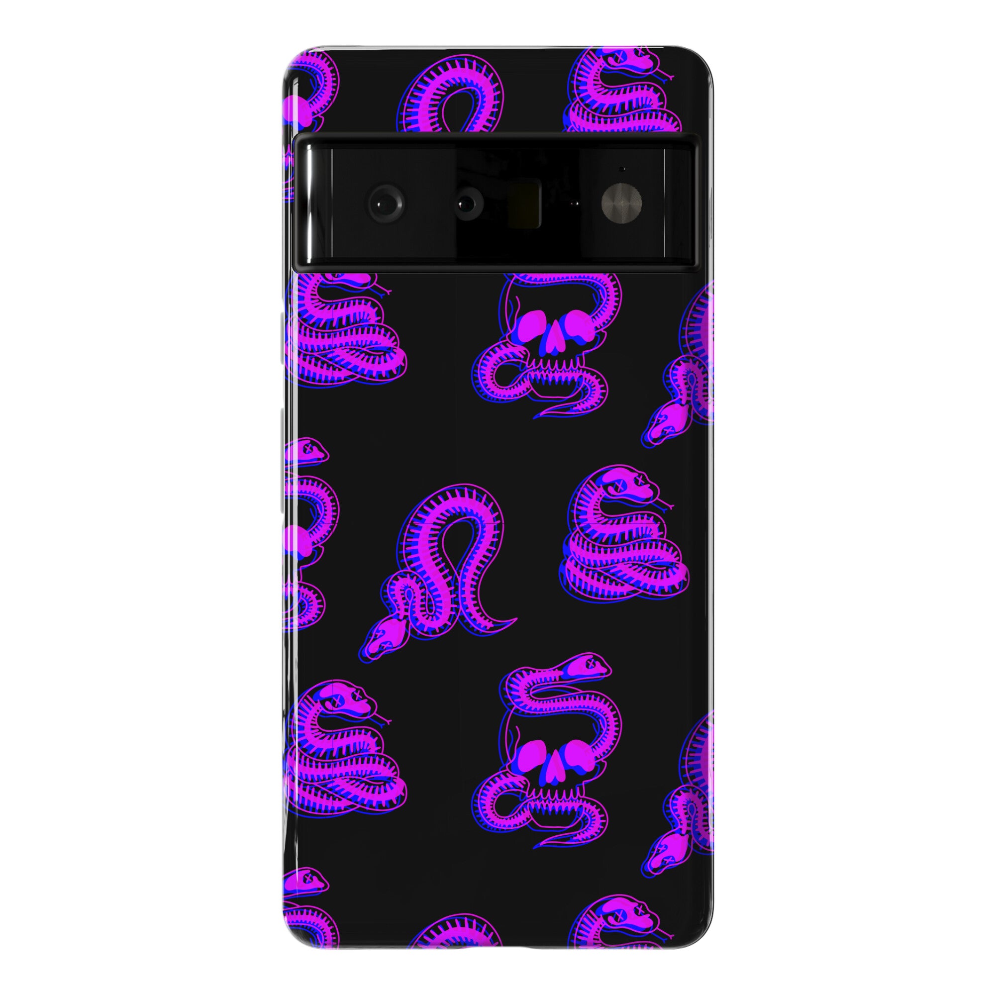 Skelly Snake Pattern Phone Case