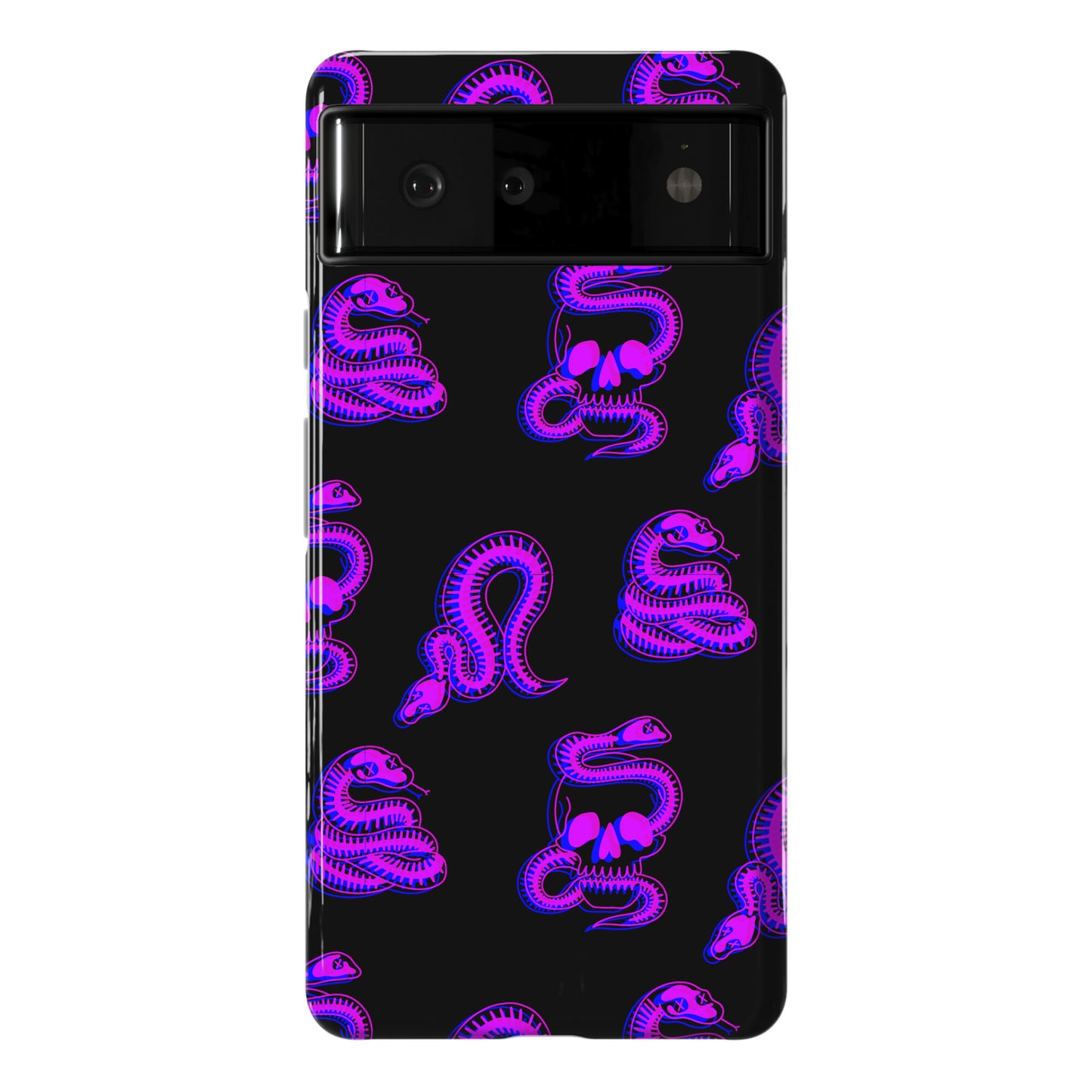 Skelly Snake Pattern Phone Case