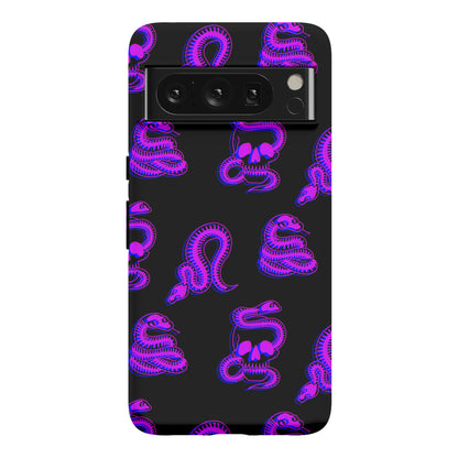 Skelly Snake Pattern Phone Case