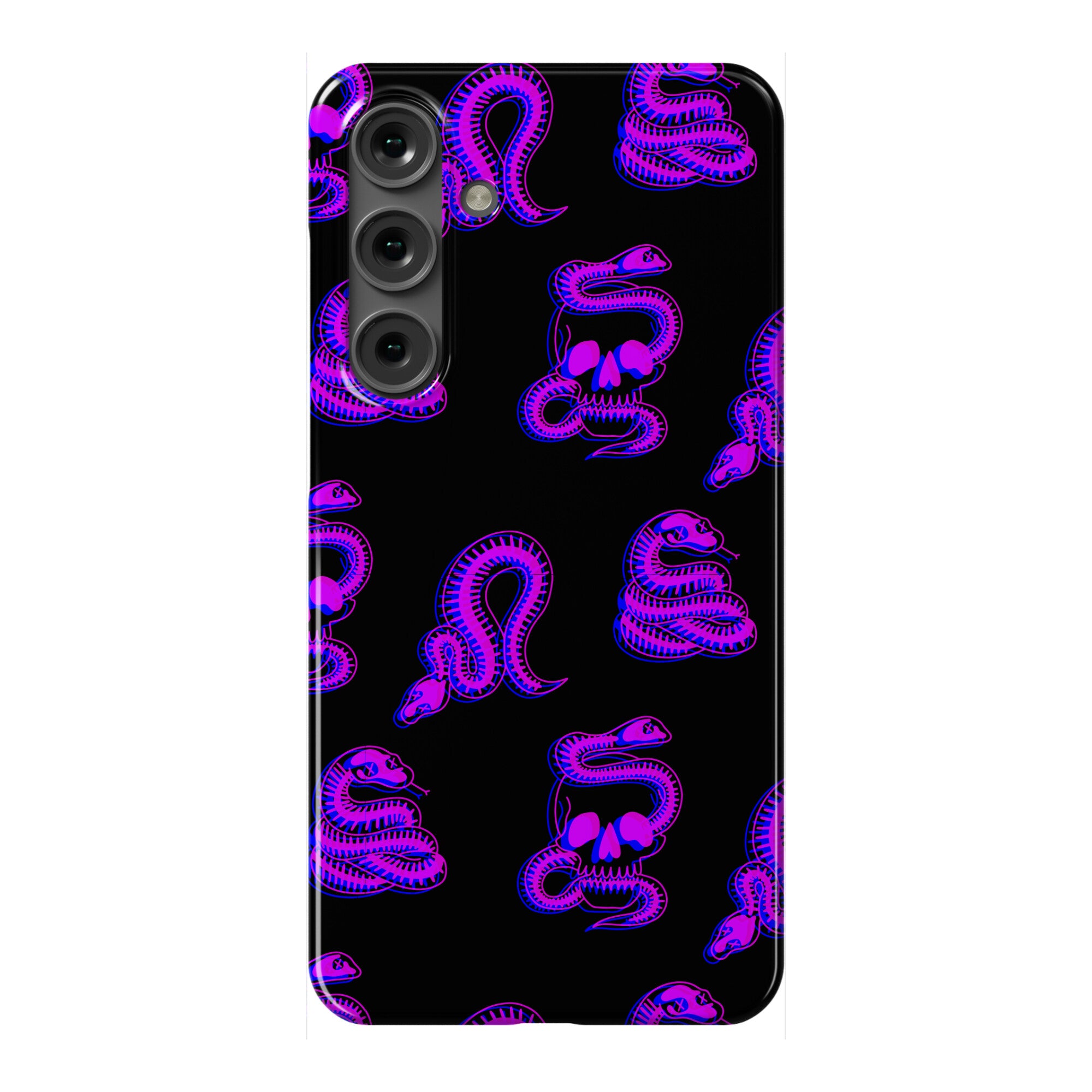 Skelly Snake Pattern Phone Case