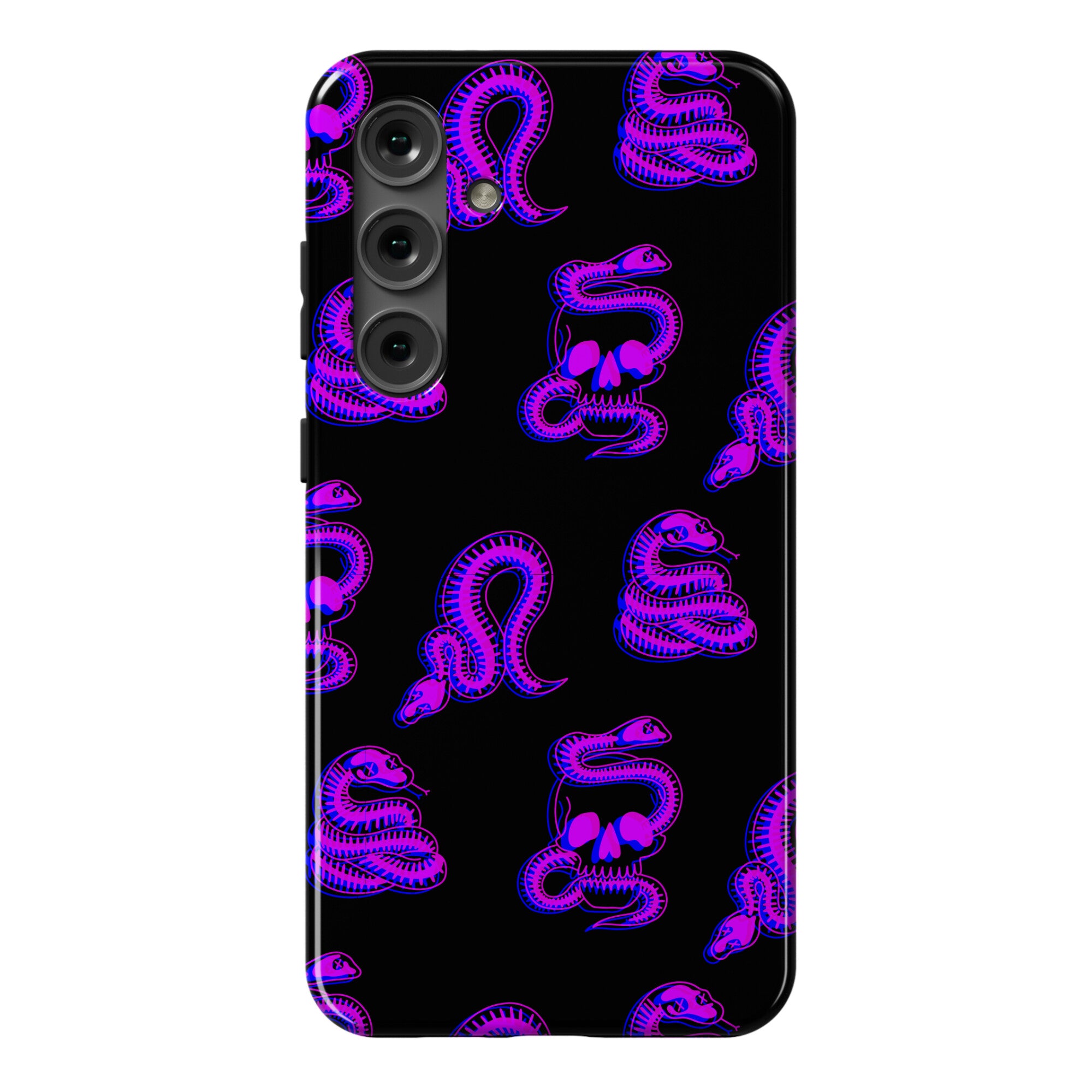 Skelly Snake Pattern Phone Case