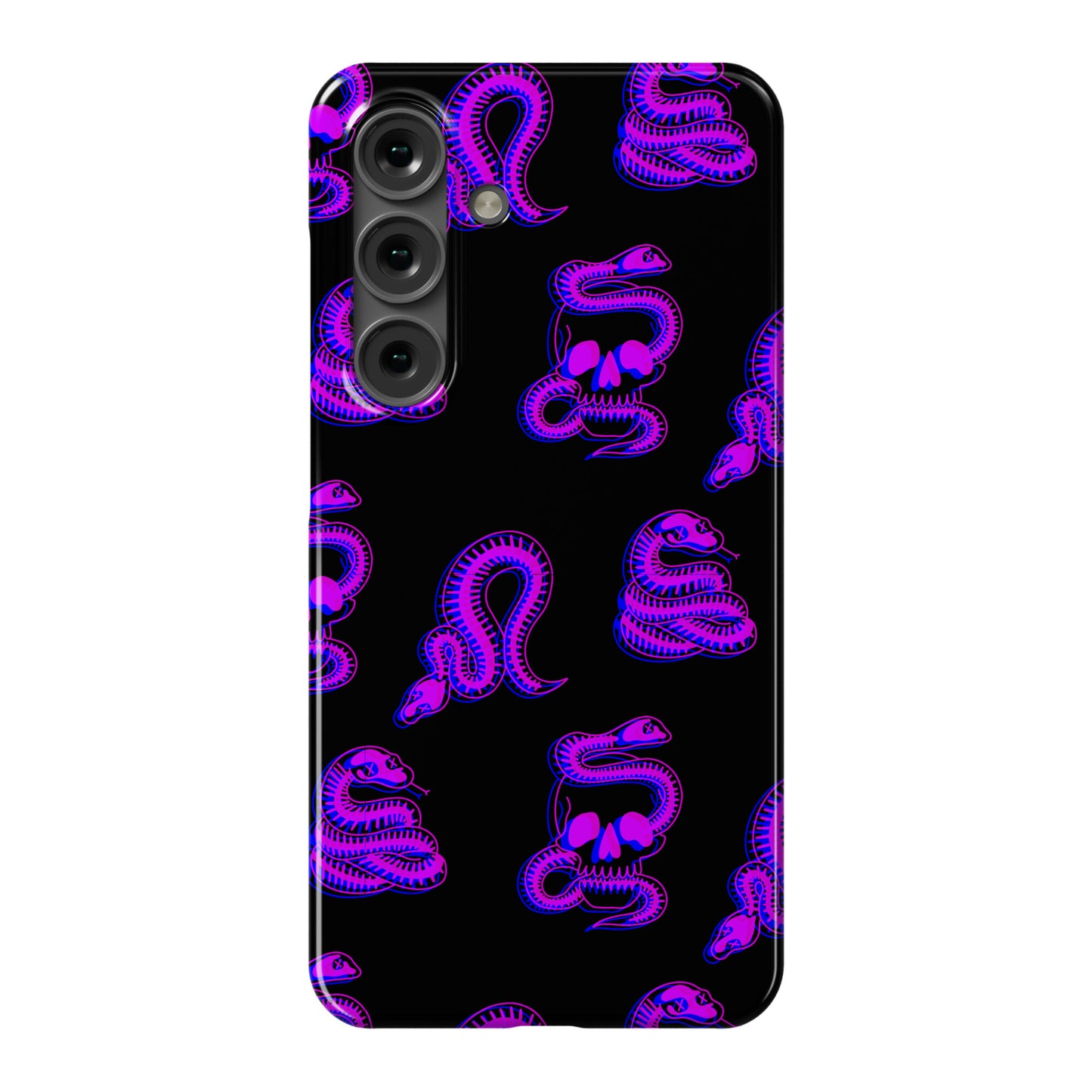 Skelly Snake Pattern Phone Case