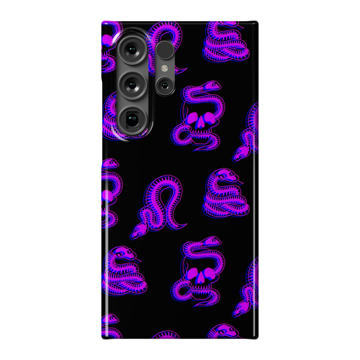 Skelly Snake Pattern Phone Case