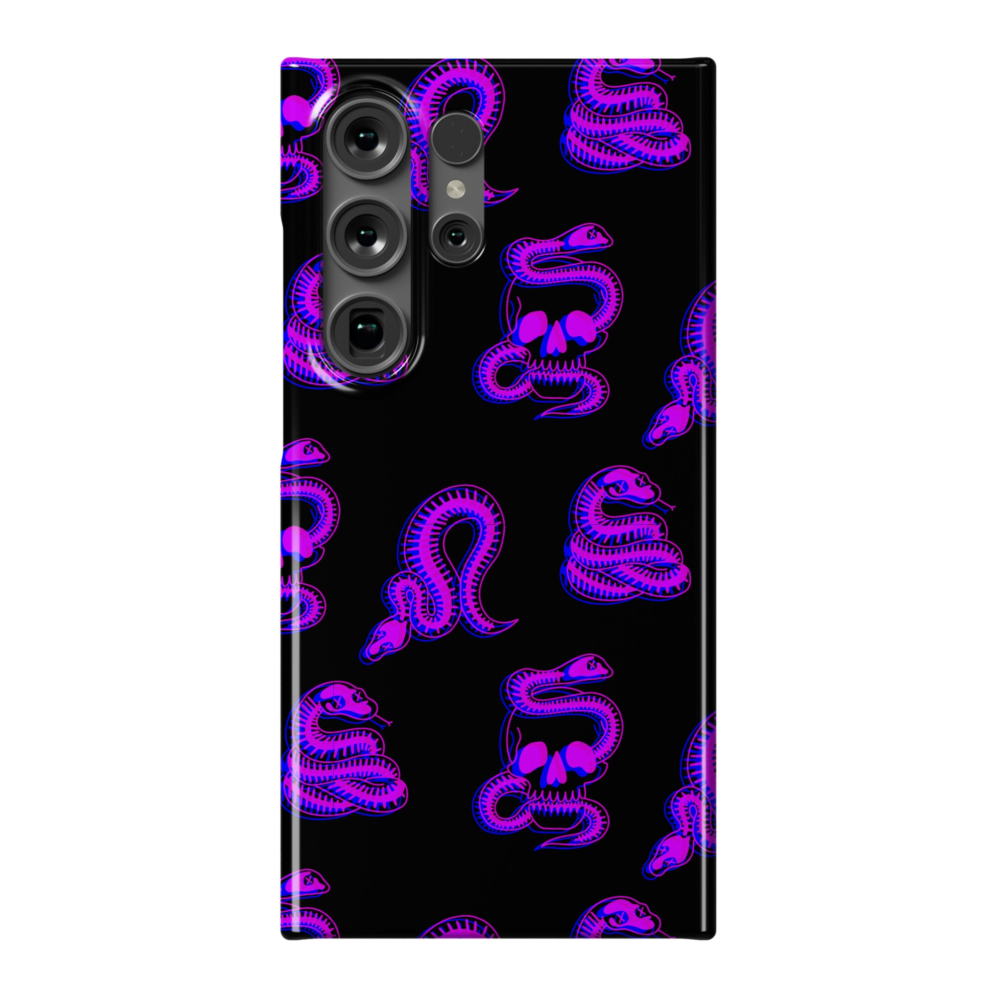 Skelly Snake Pattern Phone Case