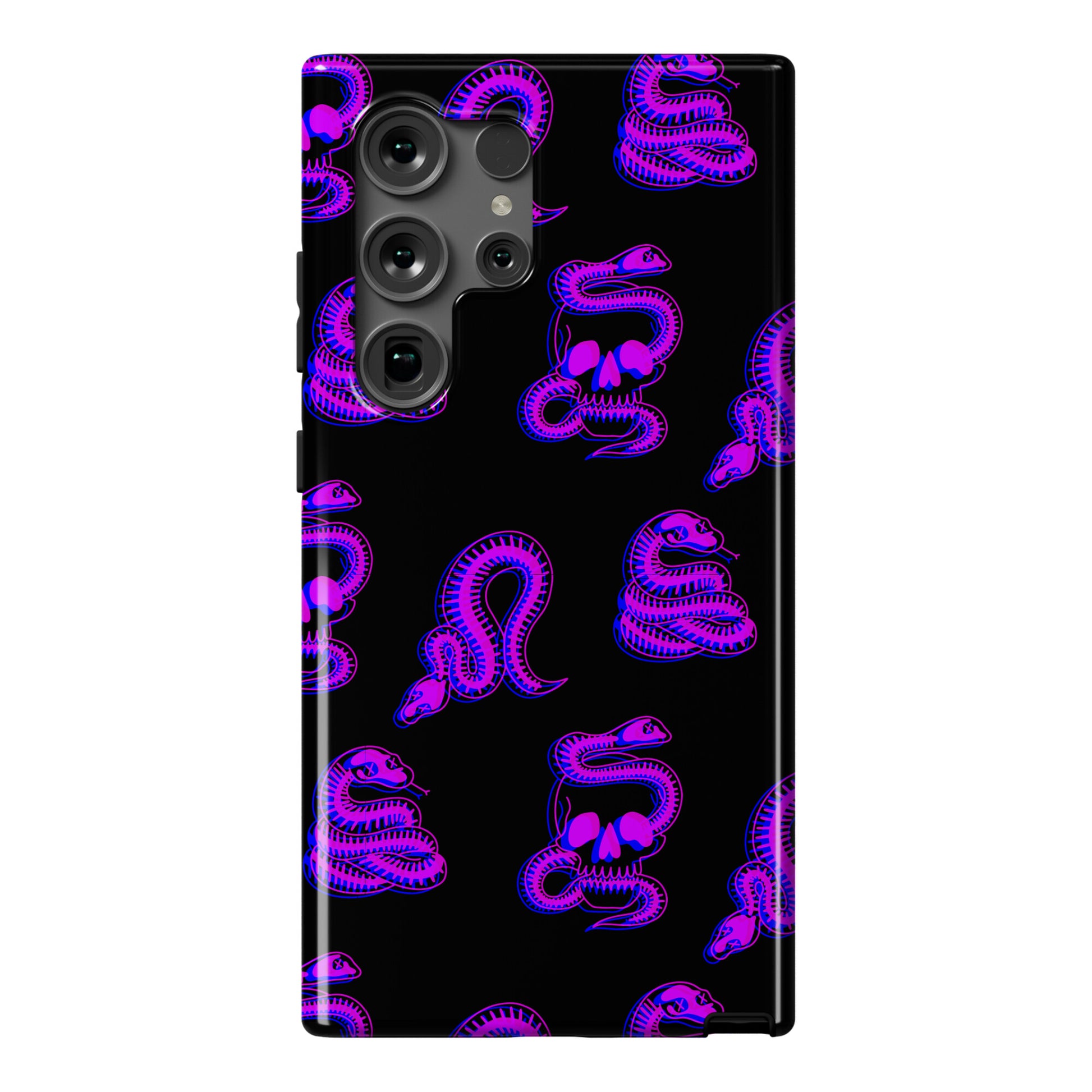 Skelly Snake Pattern Phone Case