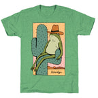 Howdy Frog Cowboy Unisex Triblend Tee