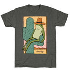 Howdy Frog Cowboy Unisex Triblend Tee