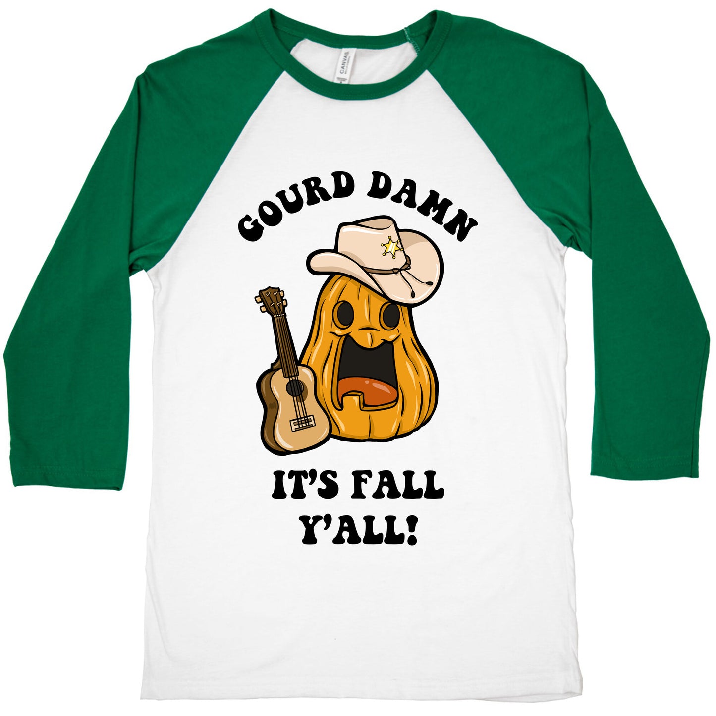 Gourd Damn It's Fall Y'all! Baseball Tee