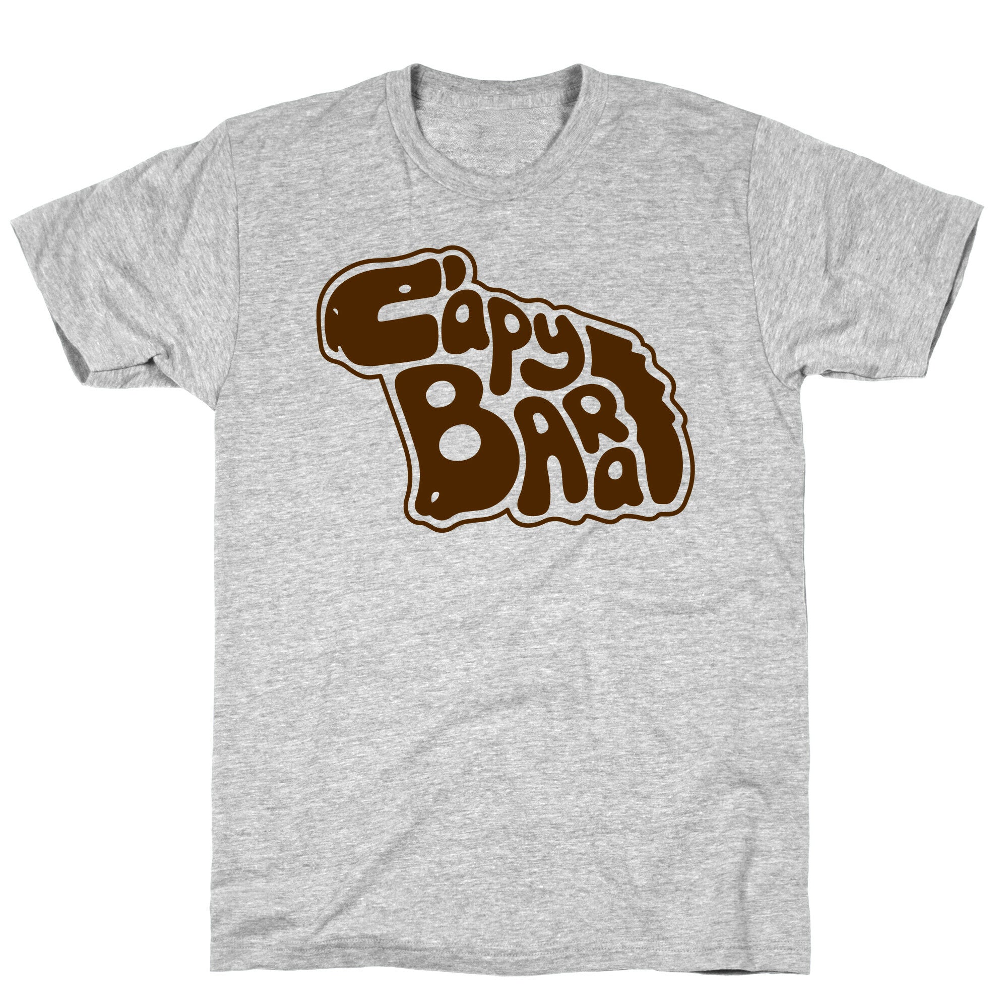 Capybara Font Illustration T-Shirt