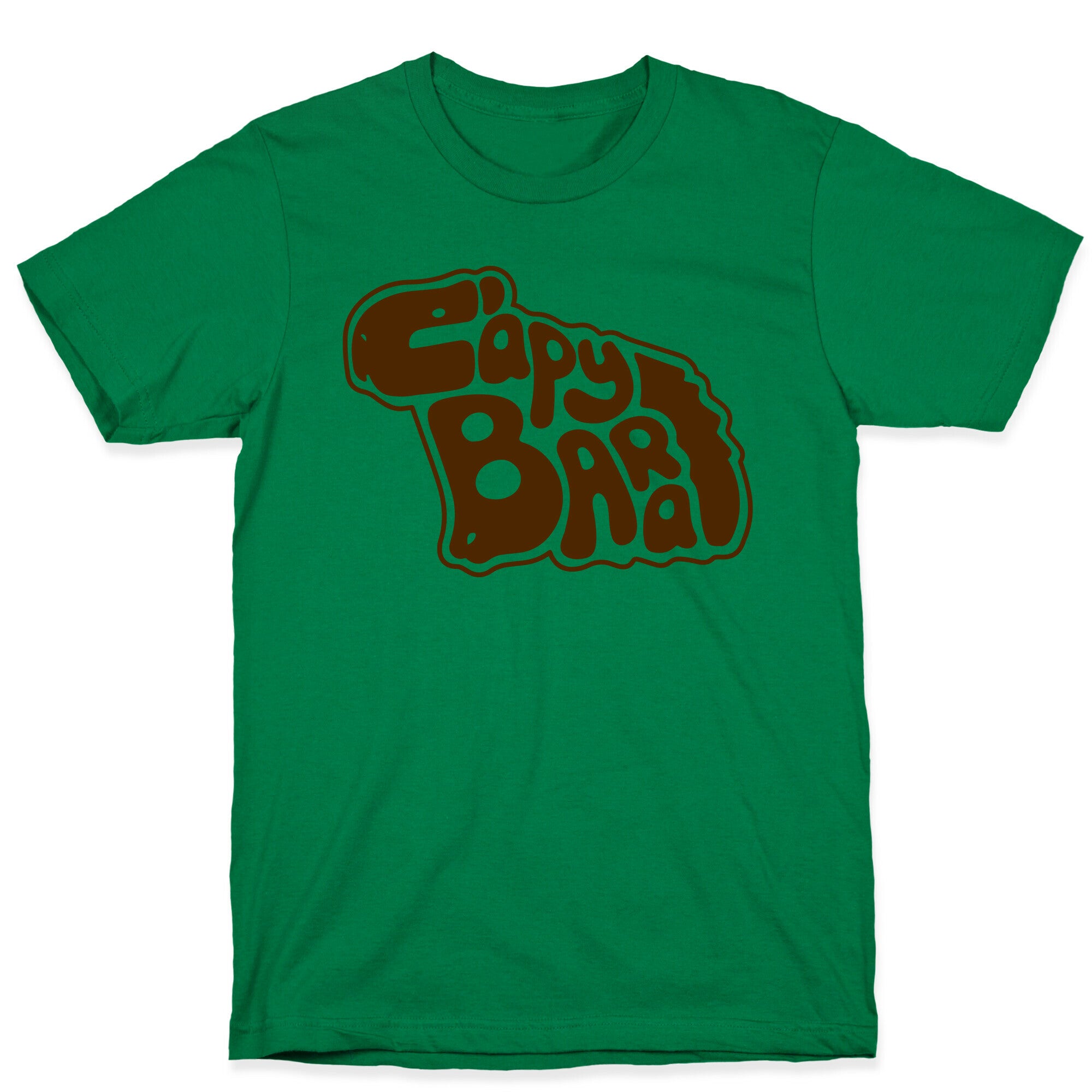 Capybara Font Illustration T-Shirt