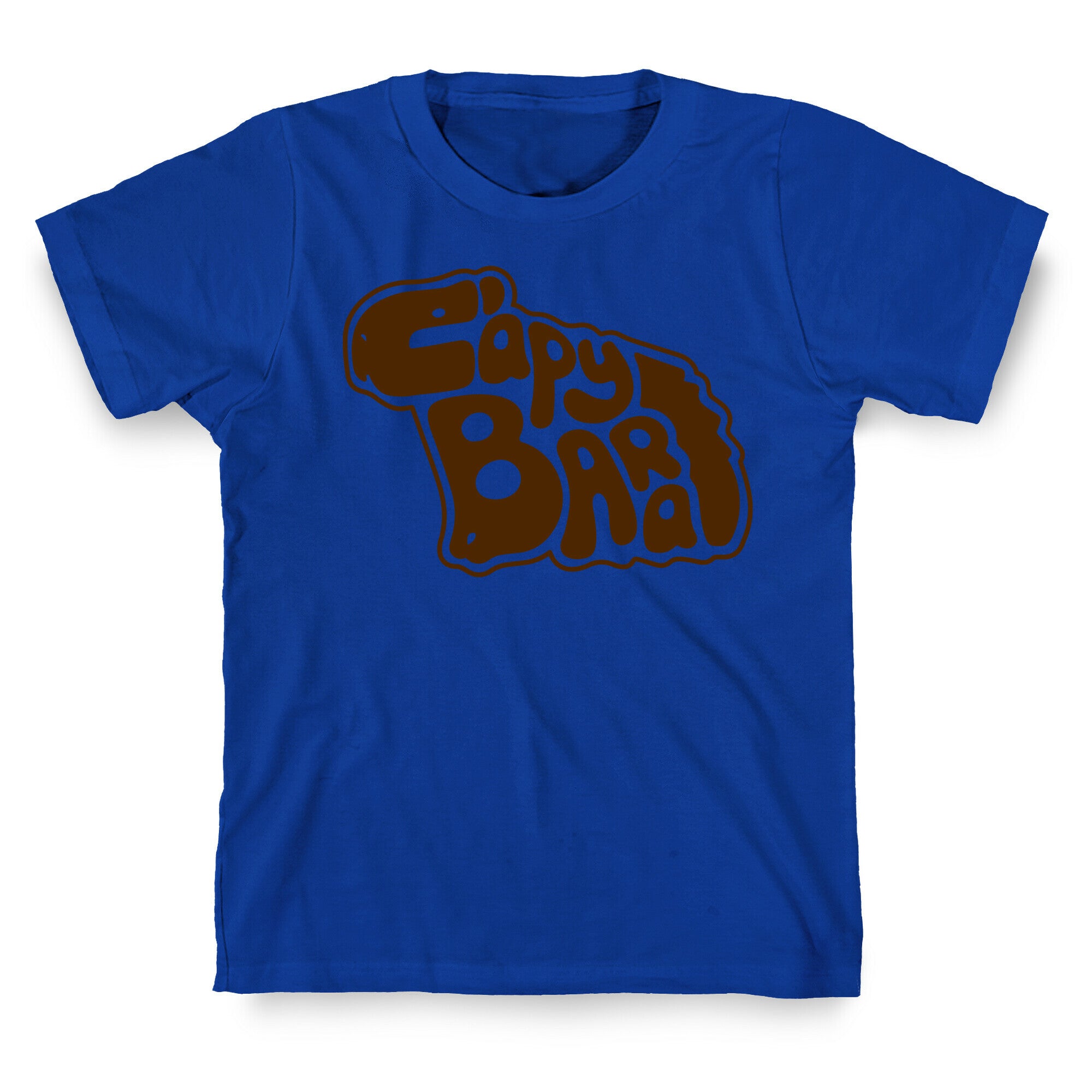 Capybara Font Illustration T-Shirt