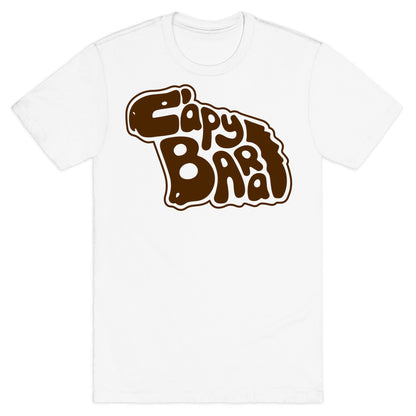 Capybara Font Illustration T-Shirt