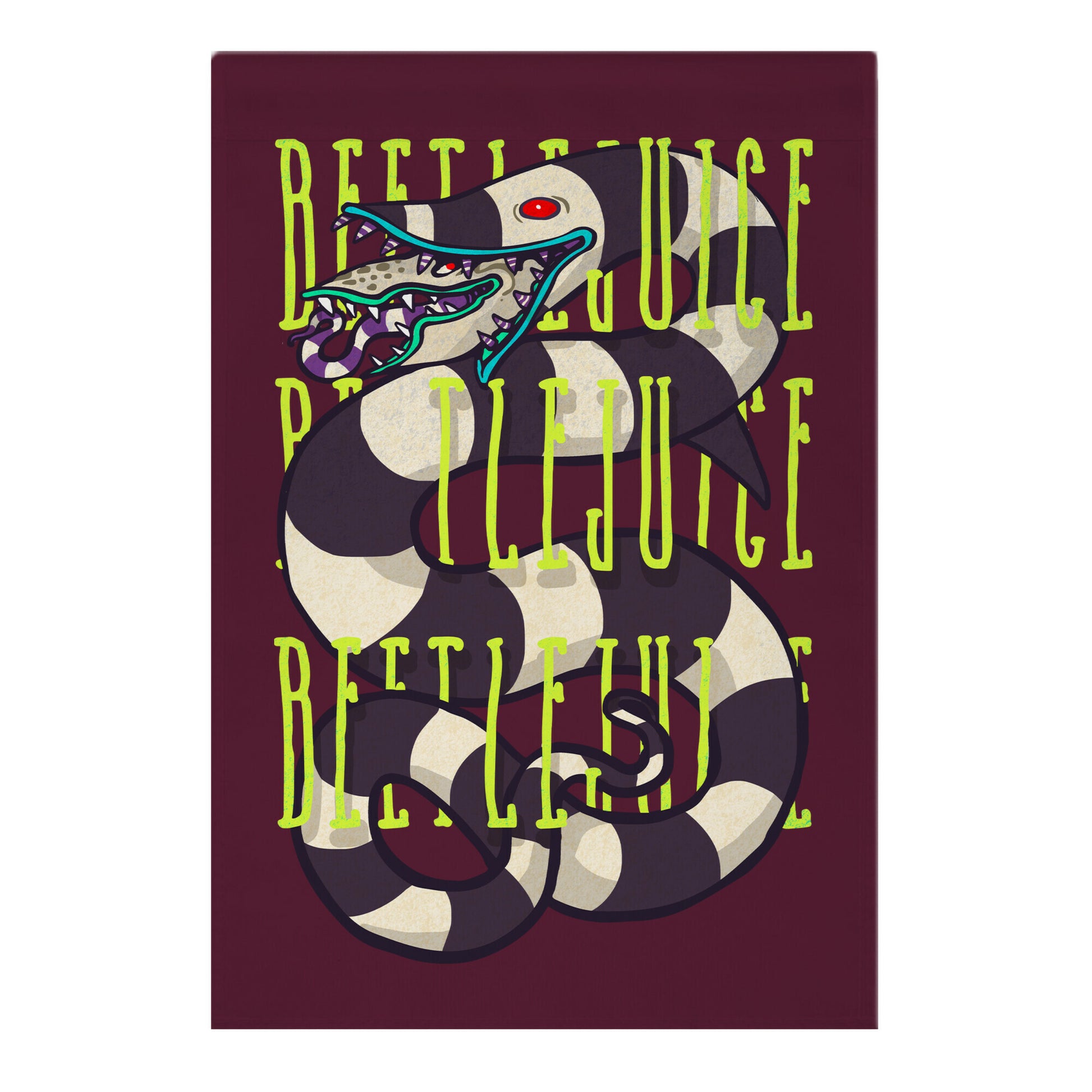 Beetlejuice Beetlejuice Beetlejuice Garden Flag