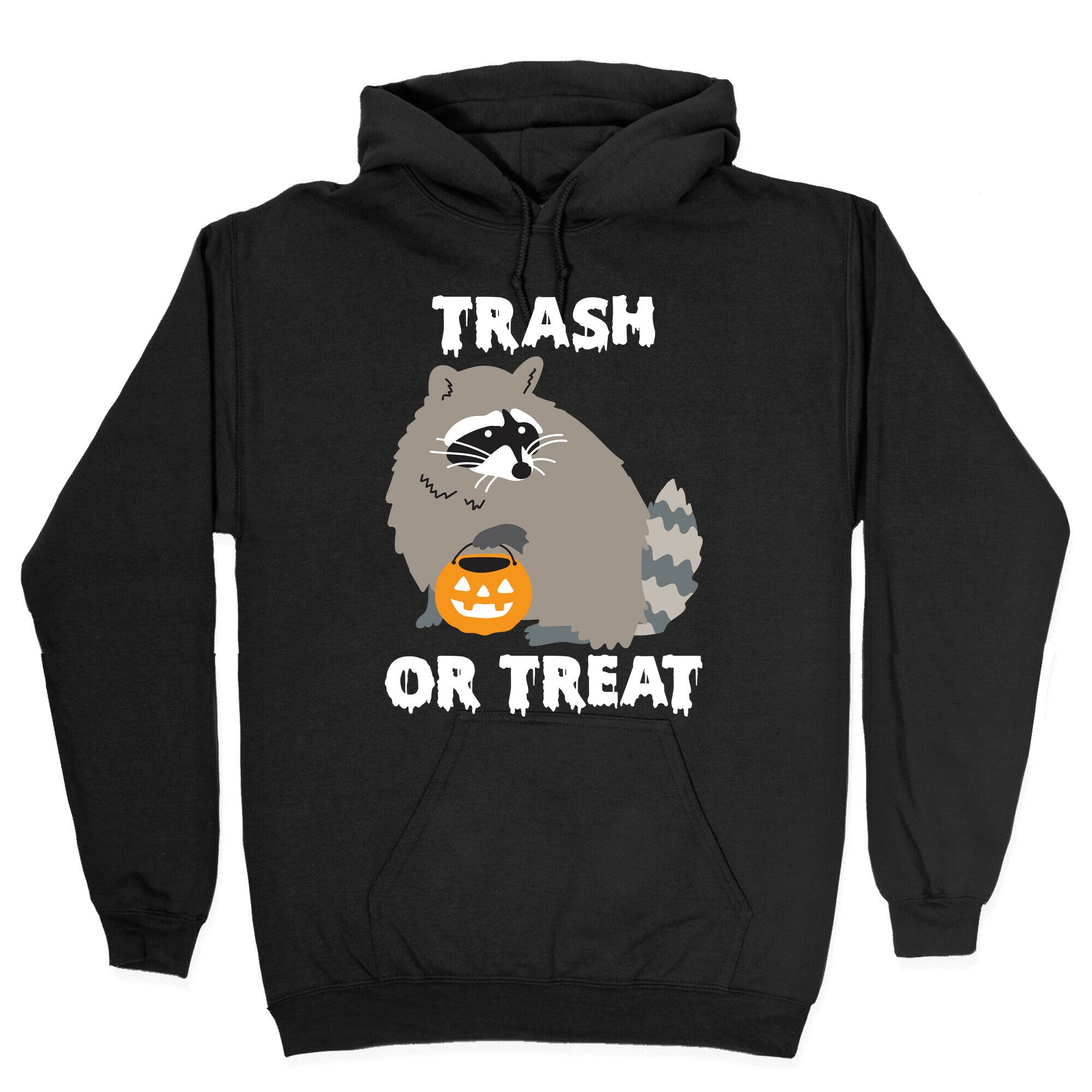 Trash Or Treat Raccoon Hoodie
