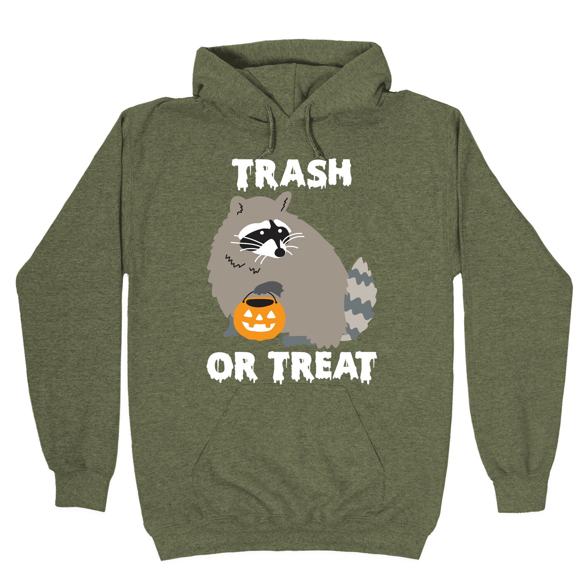 Trash Or Treat Raccoon Hoodie