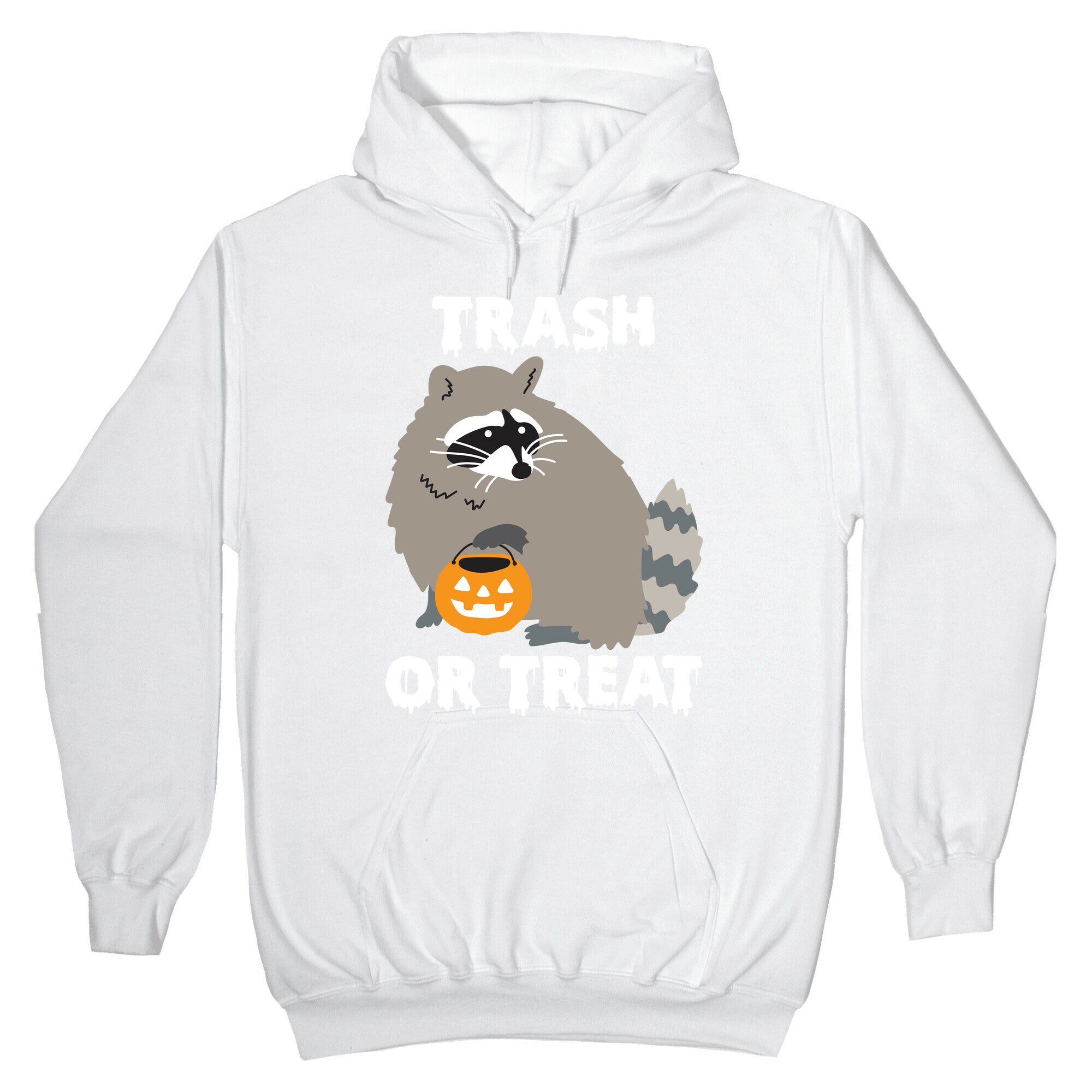 Trash Or Treat Raccoon Hoodie